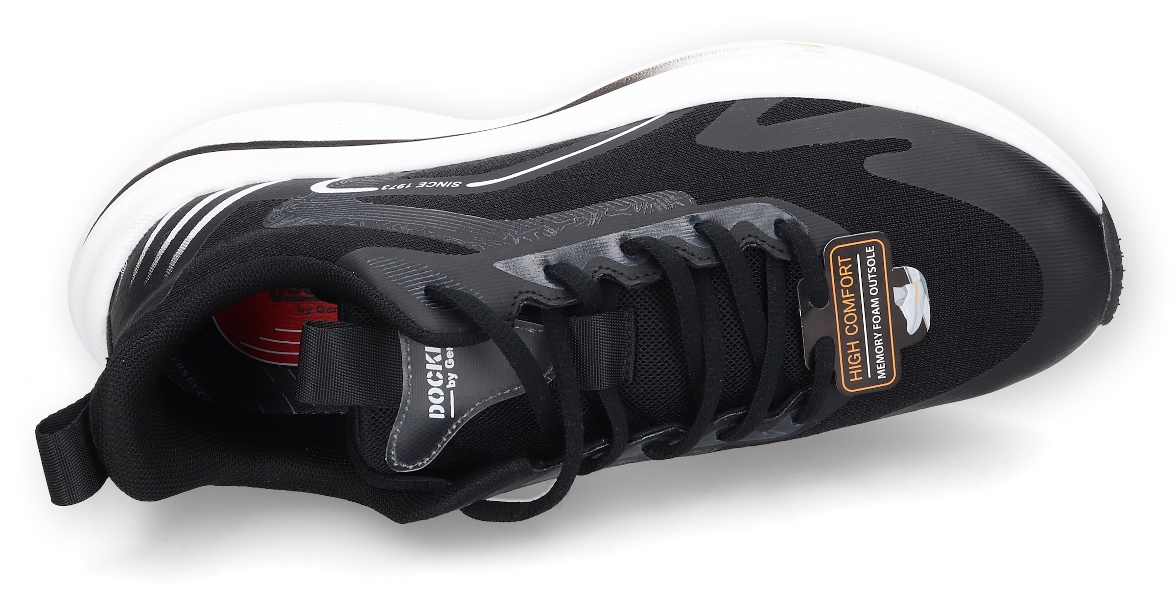 Dockers by Gerli Sneaker, Schnürschuh, Trainingsschuh, Freizeitschuh weich gepolstert