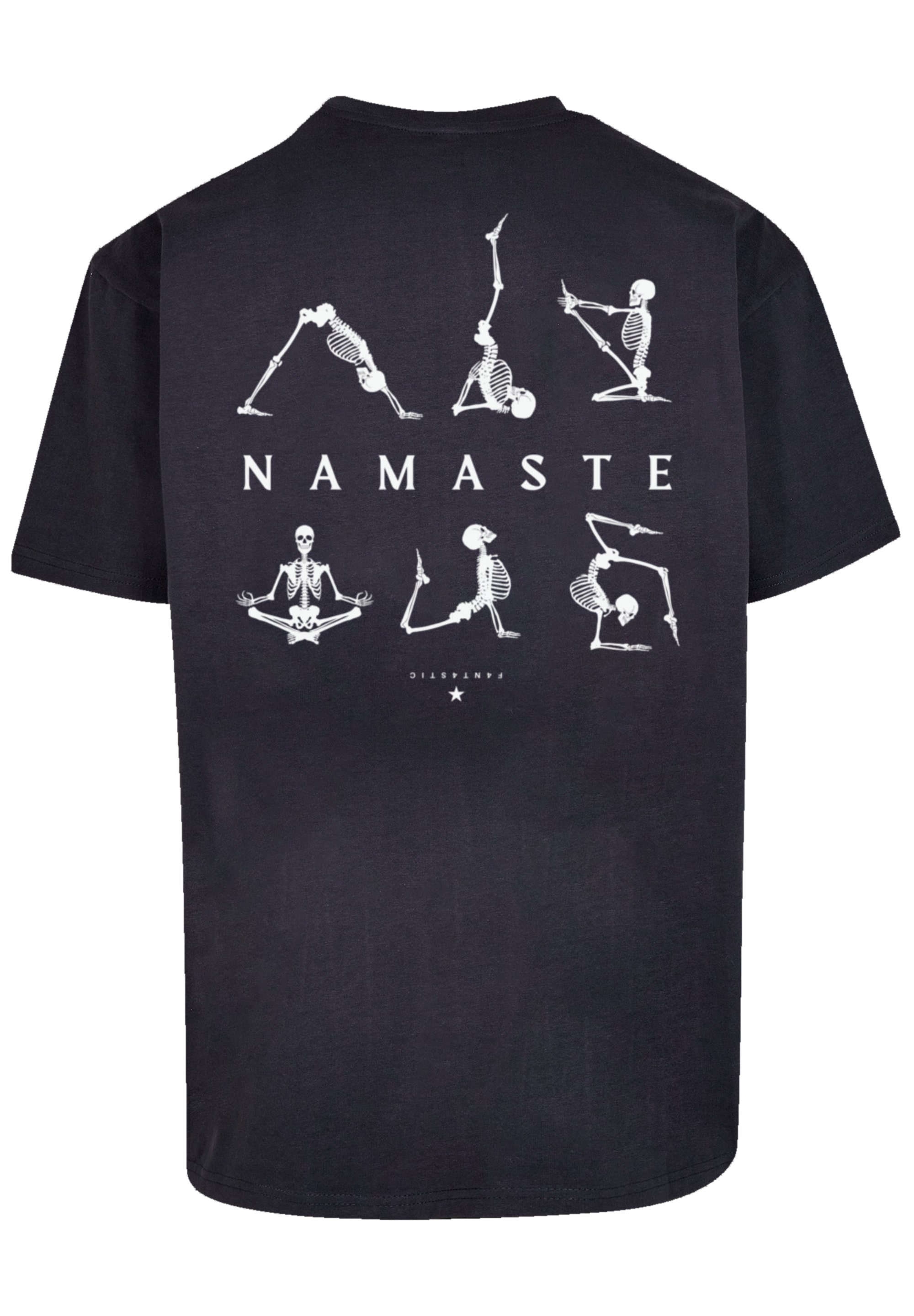 F4NT4STIC T-Shirt »Namaste BAUR Halloween«, Skelett ▷ Yoga | Print für
