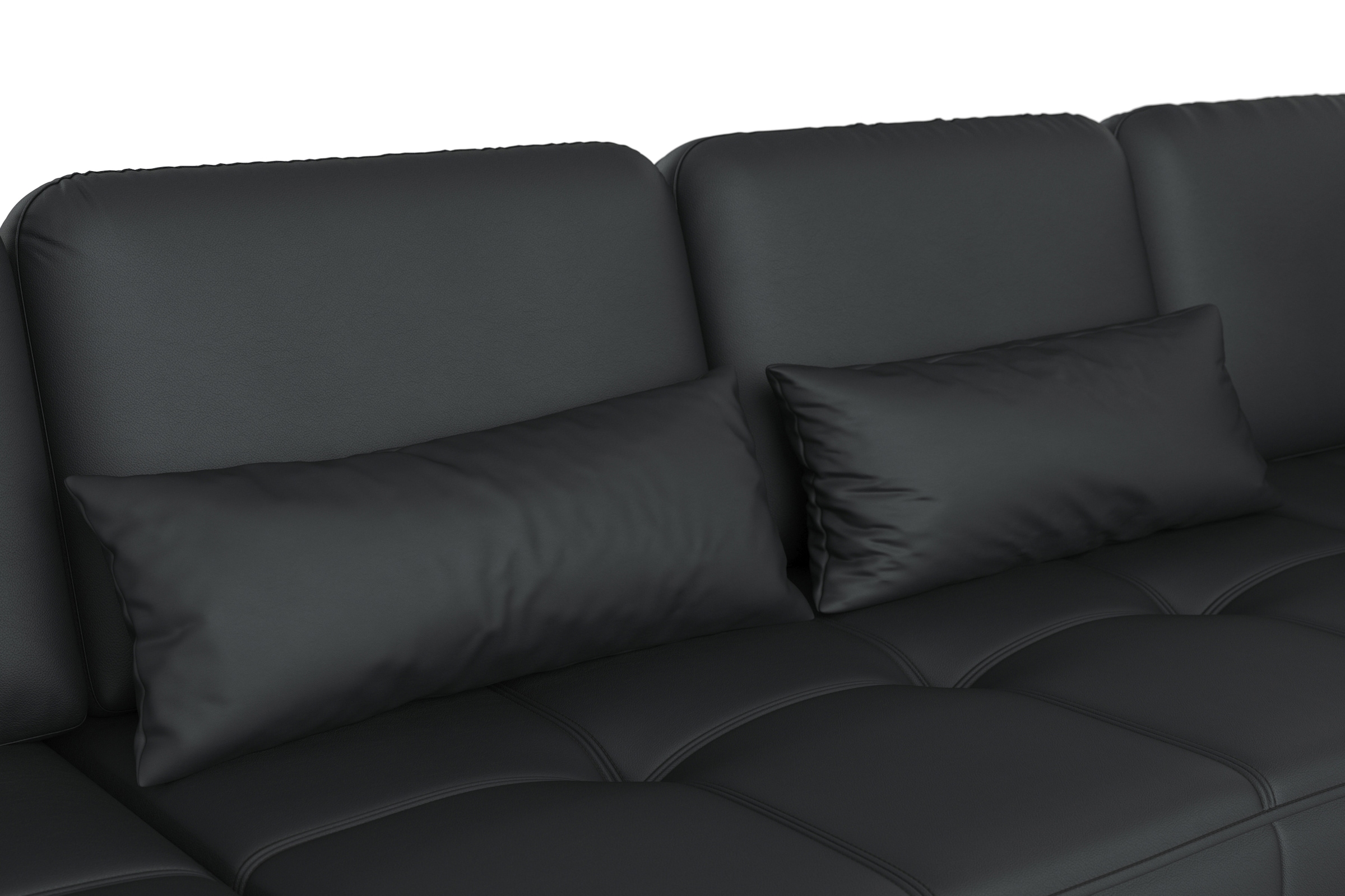 sit&more Wohnlandschaft »Bendigo U-Form«, inklusive Sitztiefenverstellung, Bodenfreiheit 12 cm, in 2 Fußfarben