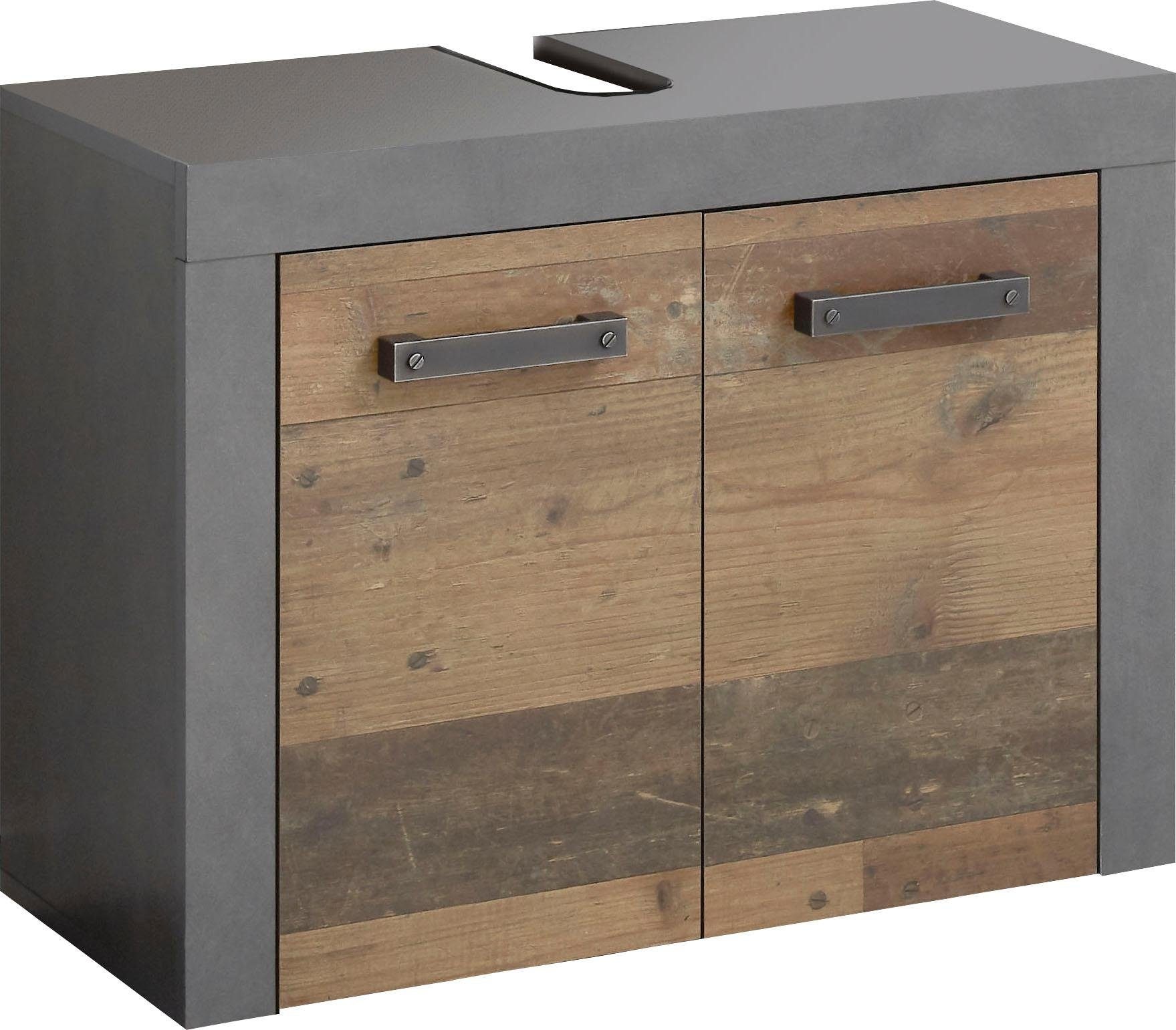 INOSIGN Waschbeckenunterschrank "Ilana" moderner Industrial Style günstig online kaufen