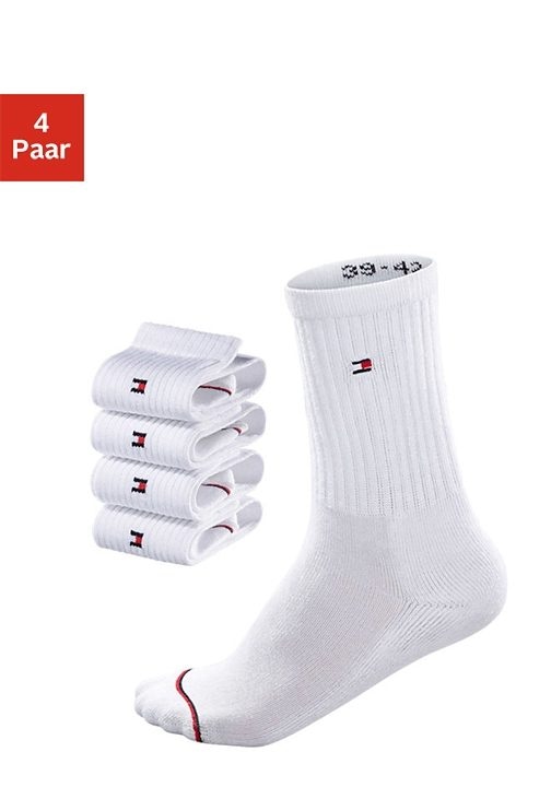 Tommy Hilfiger Socken, (4 Paar), mit Fußfrottee günstig online kaufen