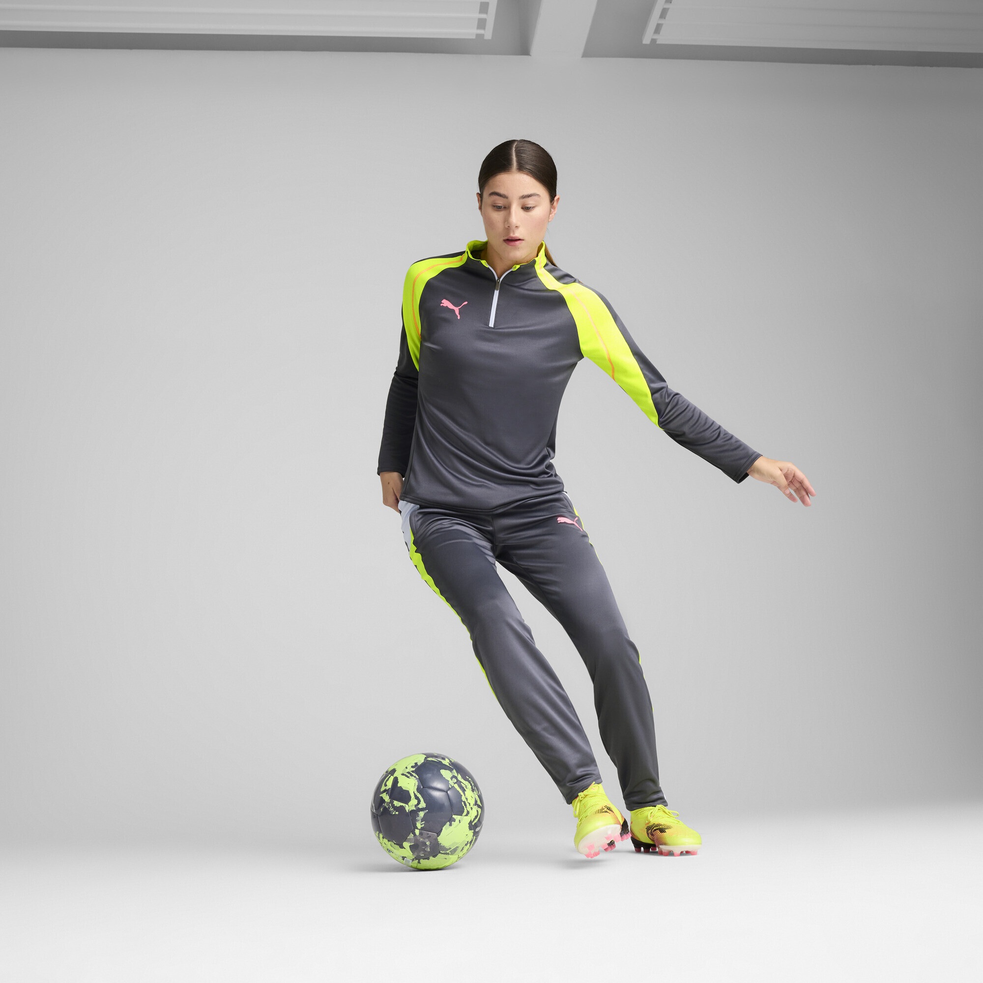 PUMA Trainingsjacke »IndividualBLAZE Fußballtop mit viertellangem Reißverschluss«