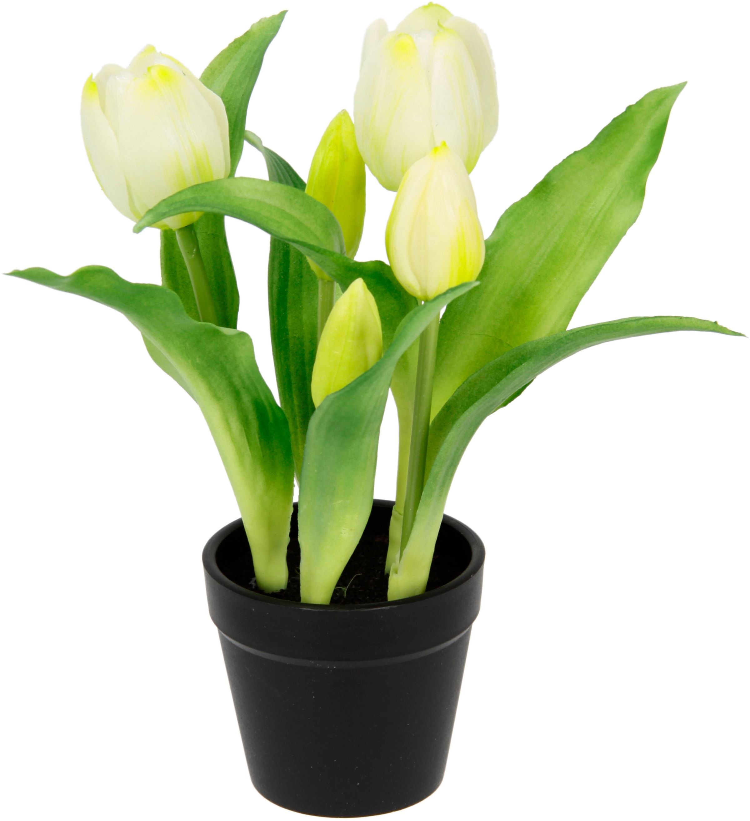 I.GE.A. Kunstblume "Tulpen" Real-Touch Blüten Tulpe Tulpenstrauß Latex Kuns günstig online kaufen