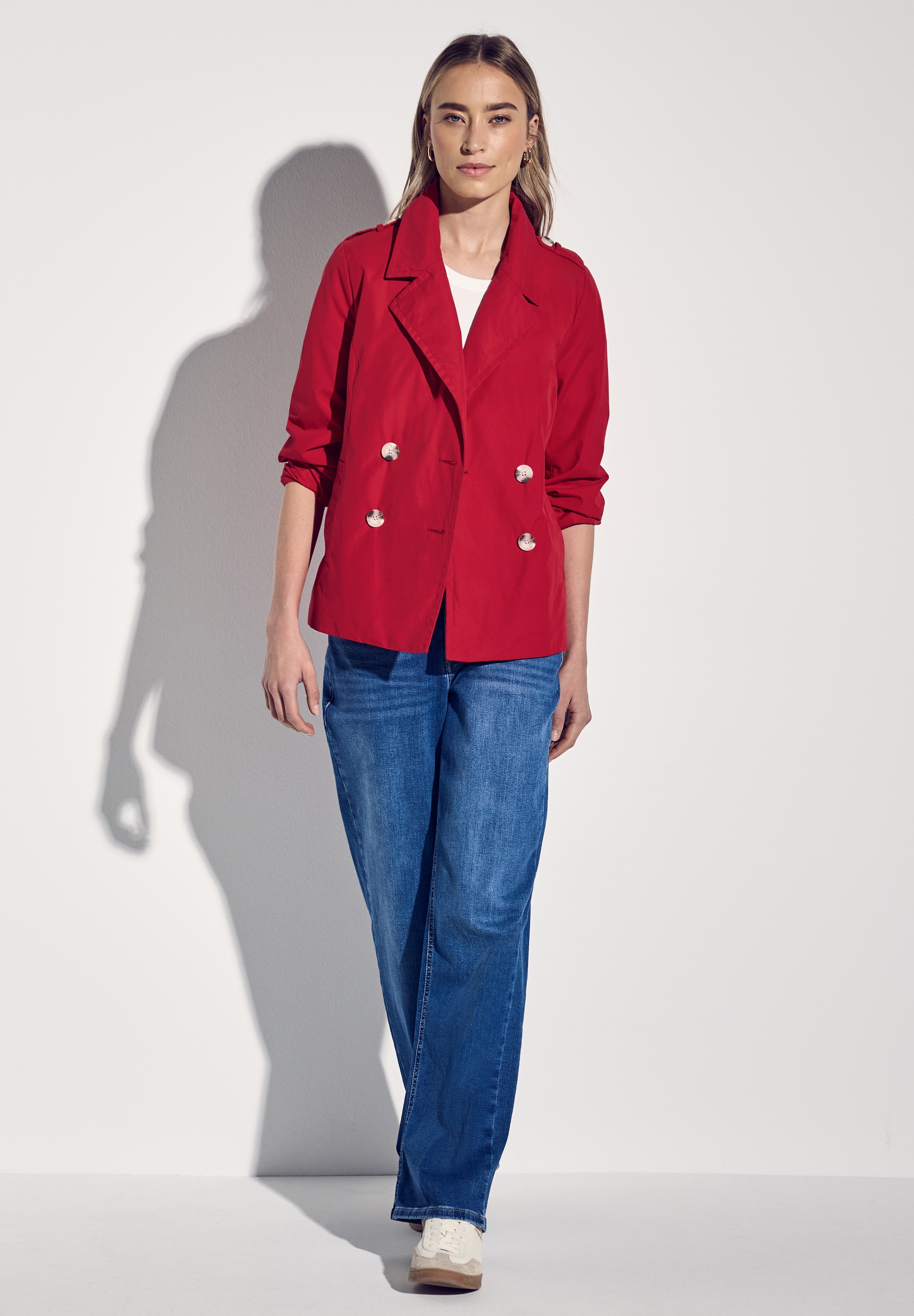 Thumbnail - STREET ONE Kurzjacke ohne Kapuze mit Reverskragen