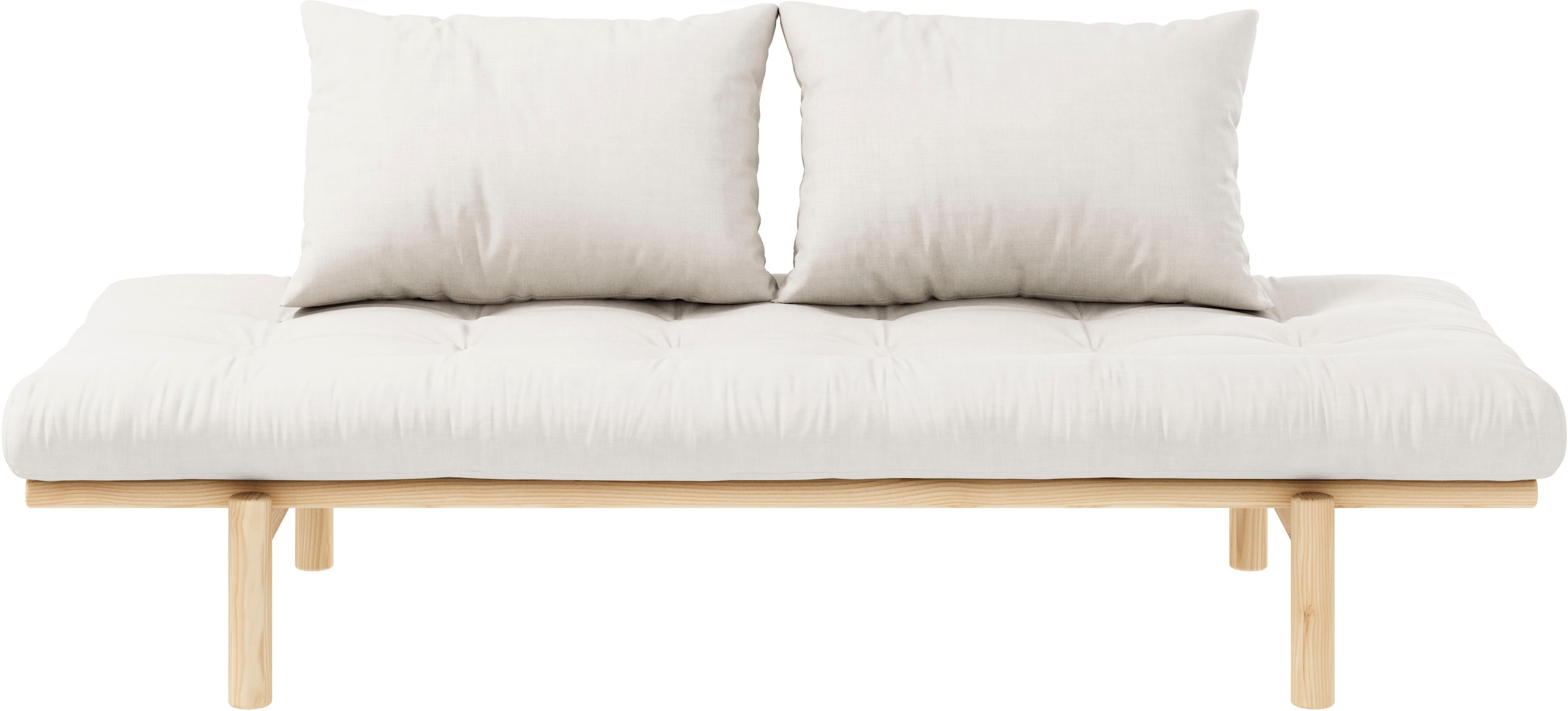 Karup Design Daybett "Pace" Set, 2 Stk. tlg. aus massiven Kiefernholz, inkl. Futonmatratze