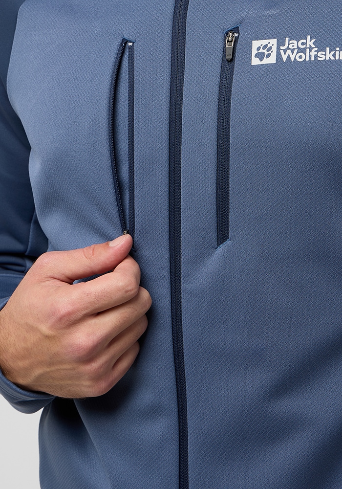 Jack Wolfskin Fleecejacke »ALPGRAT XT JKT M«, mit Kapuze