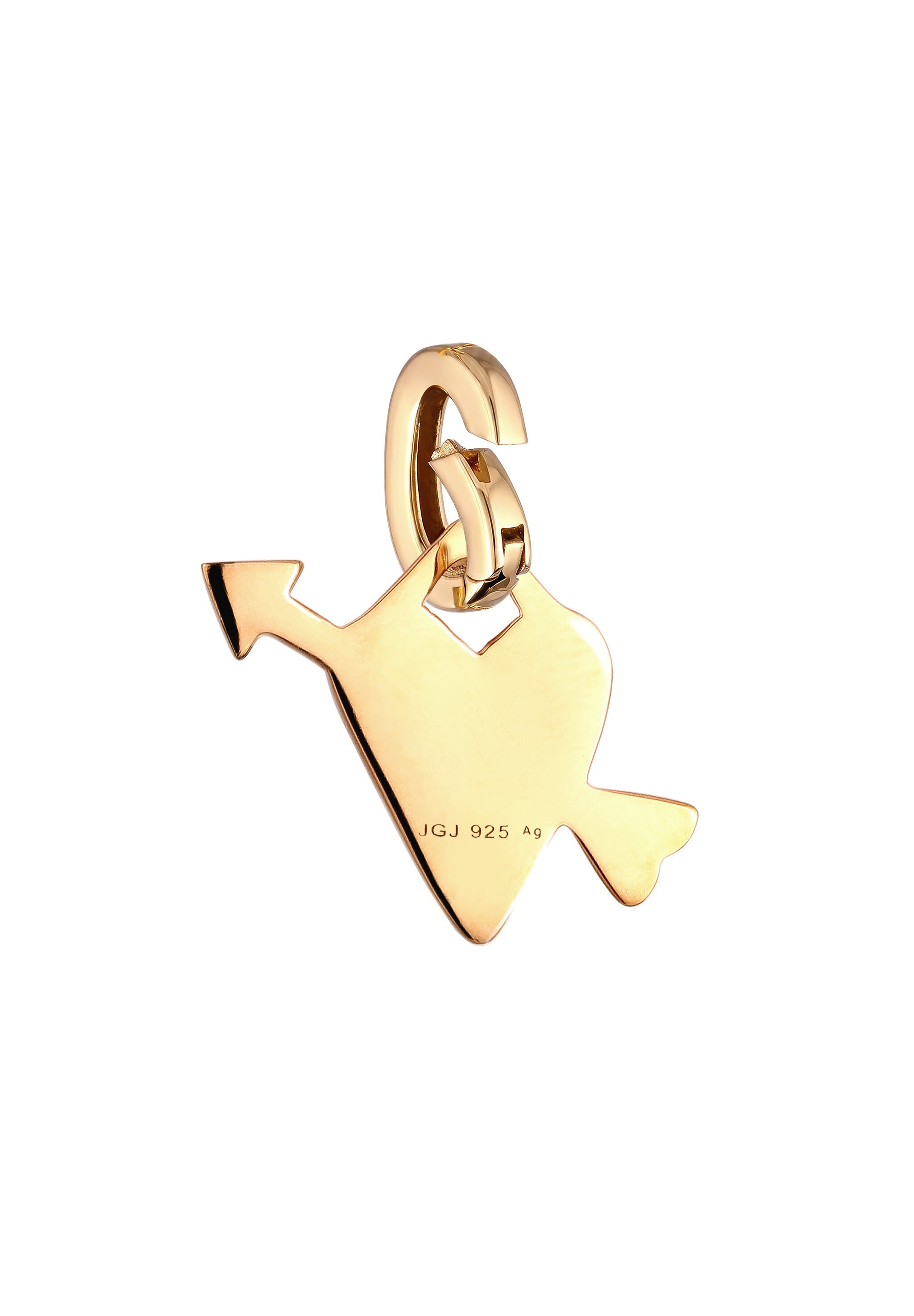 Elli »Charm Herz mit Pfeil 925 Sterling Silber«