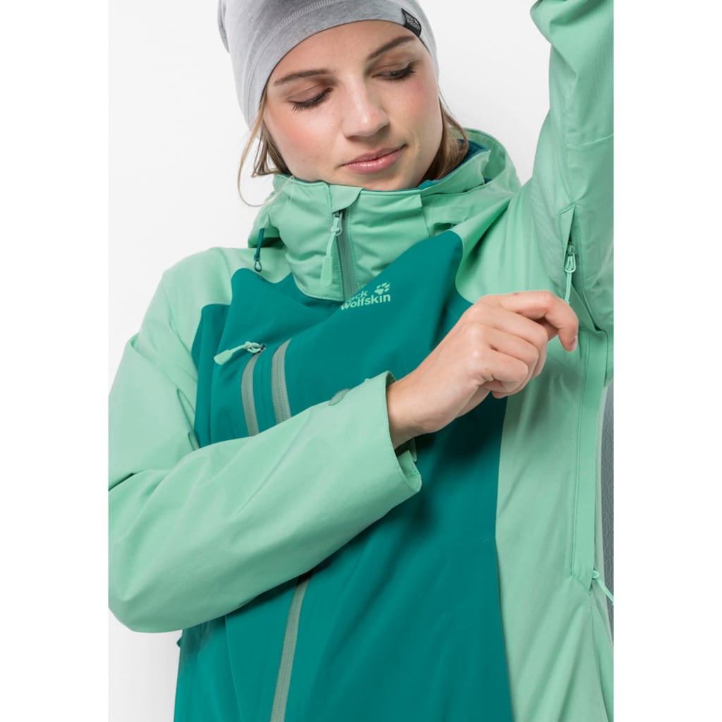 Jack Wolfskin Funktionsjacke »MOUNT EMIN JKT W«, mit Kapuze