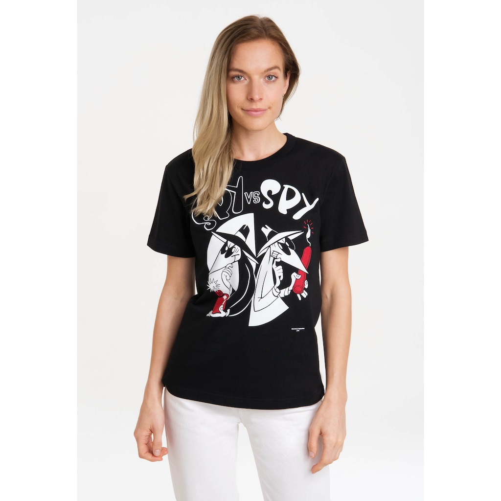 Damenmode Shirts & Sweatshirts LOGOSHIRT T-Shirt »Mad - Spy vs. Spy«, mit lizenziertem Print schwarz