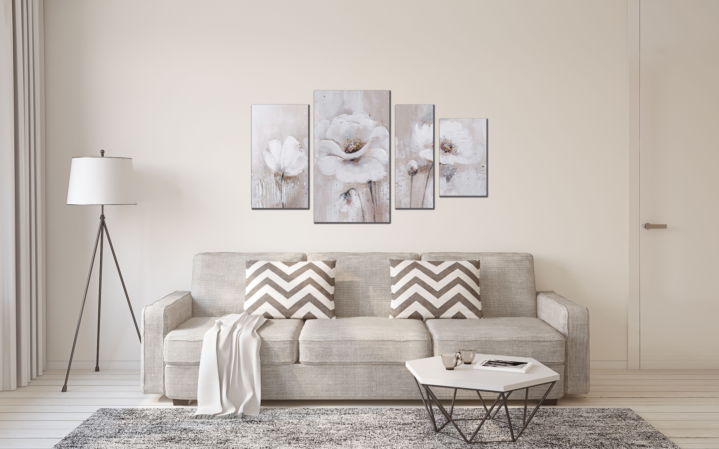 Bönninghoff Ölgemälde, Blumen-Blumenbilder-Pflanzen-Kunst-Gemälde, (1 St.), günstig online kaufen