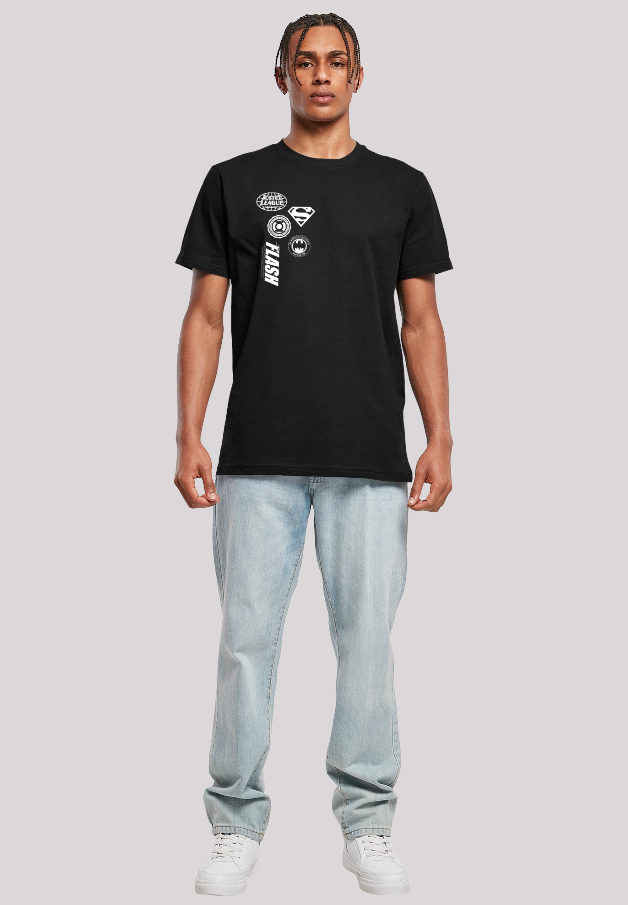F4NT4STIC T-Shirt »DC Comics Justice League Icons Cluster«, Print