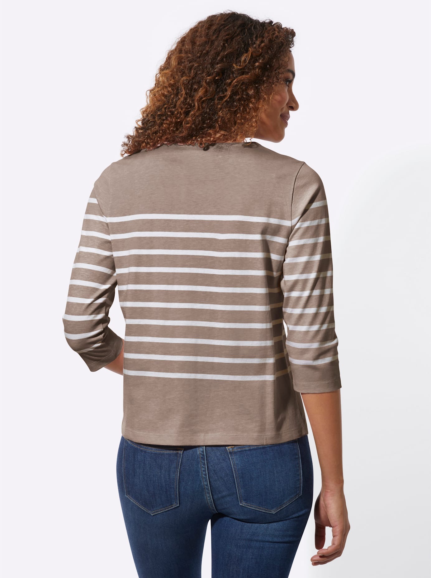 Casual Looks 3/4-Arm-Shirt "Ringelshirt", 1 Stk. günstig online kaufen