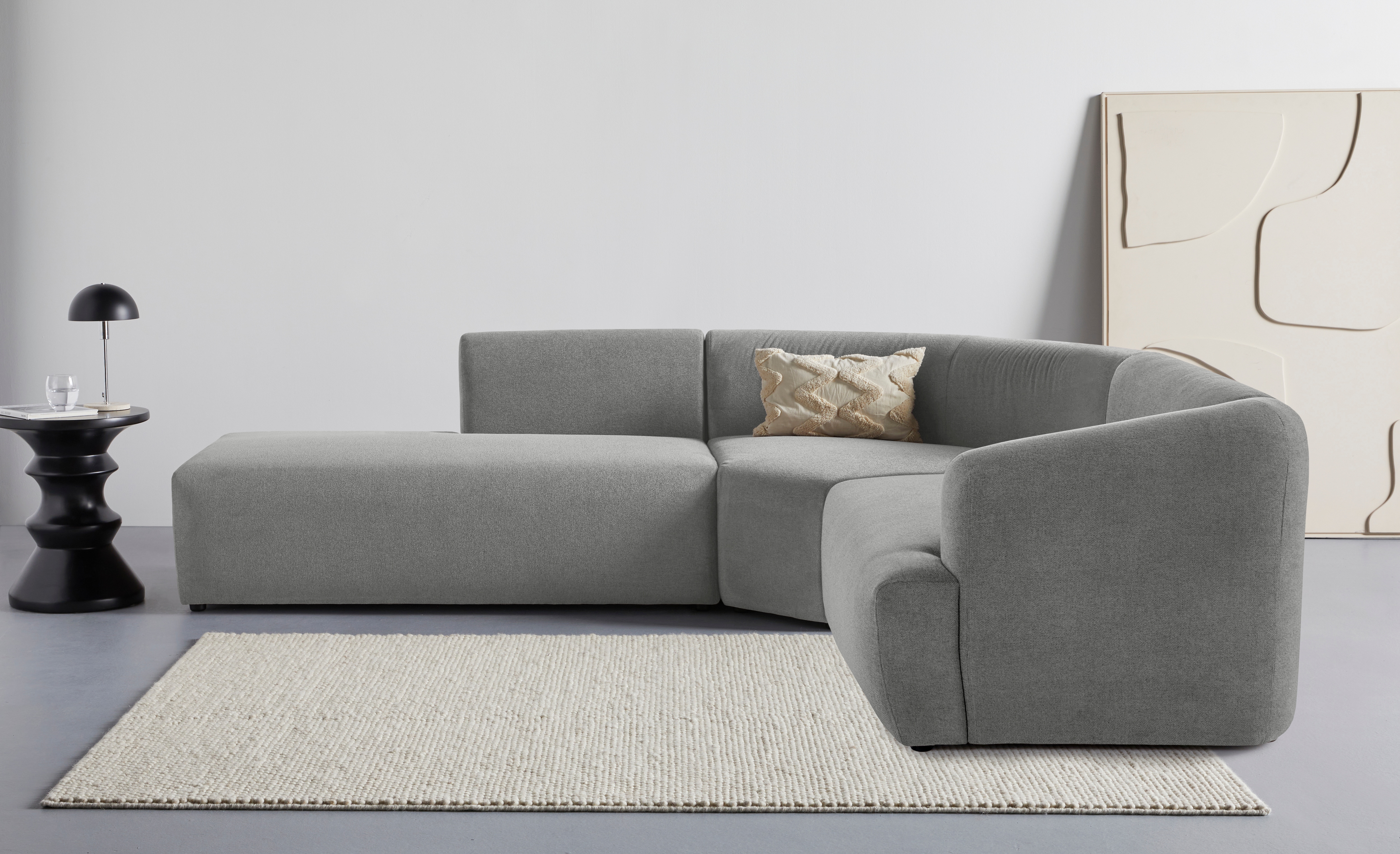 LeGer Home by Lena Gercke Ecksofa "LYZA L-Form links/rechts, Modularsofa, Maße B/T/H: 211/267/74 cm" als Modul oder separat verwendbar, für individuelle Zusammenstellung