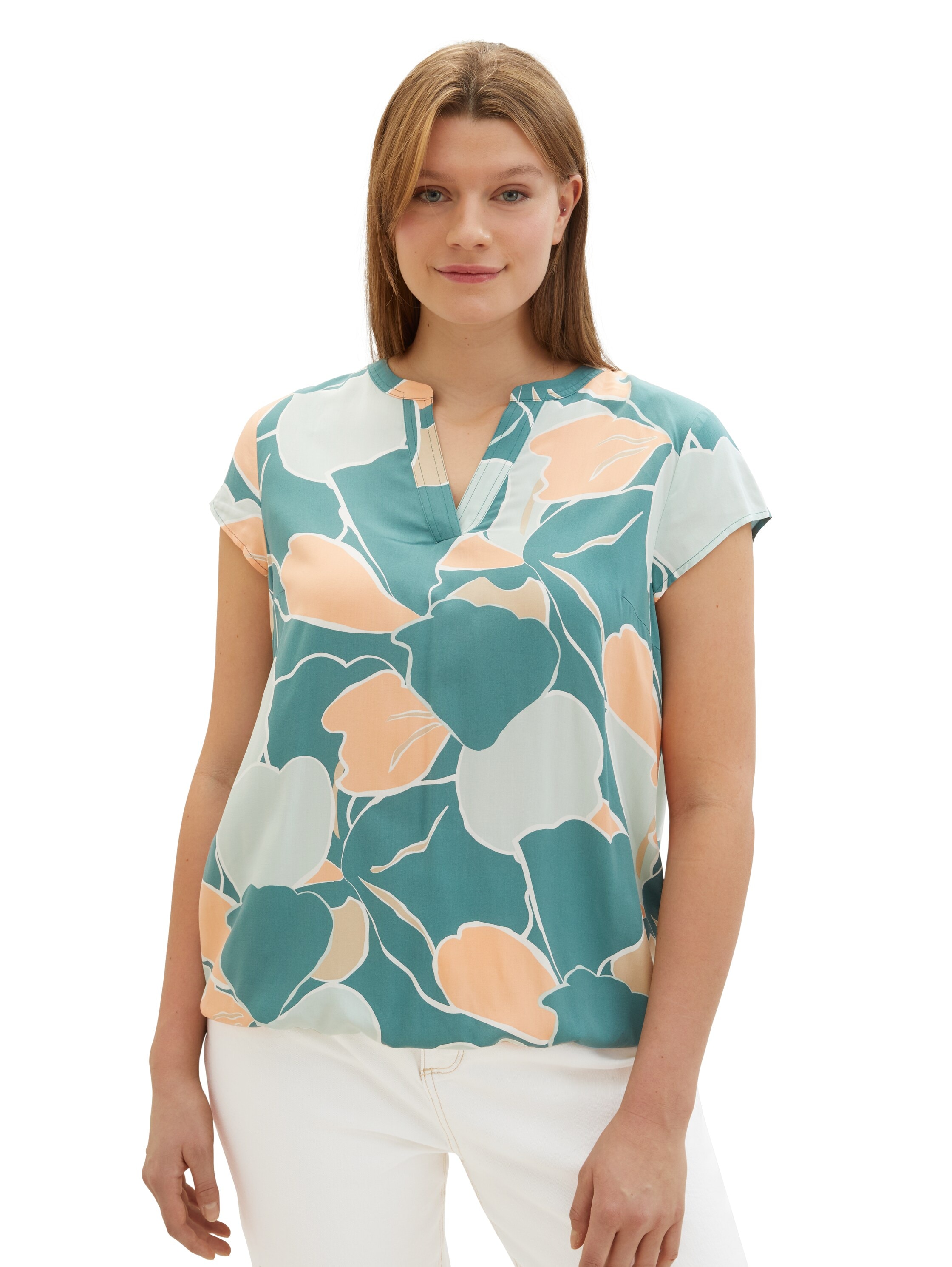 TOM TAILOR PLUS Druckbluse, in floraler Optik