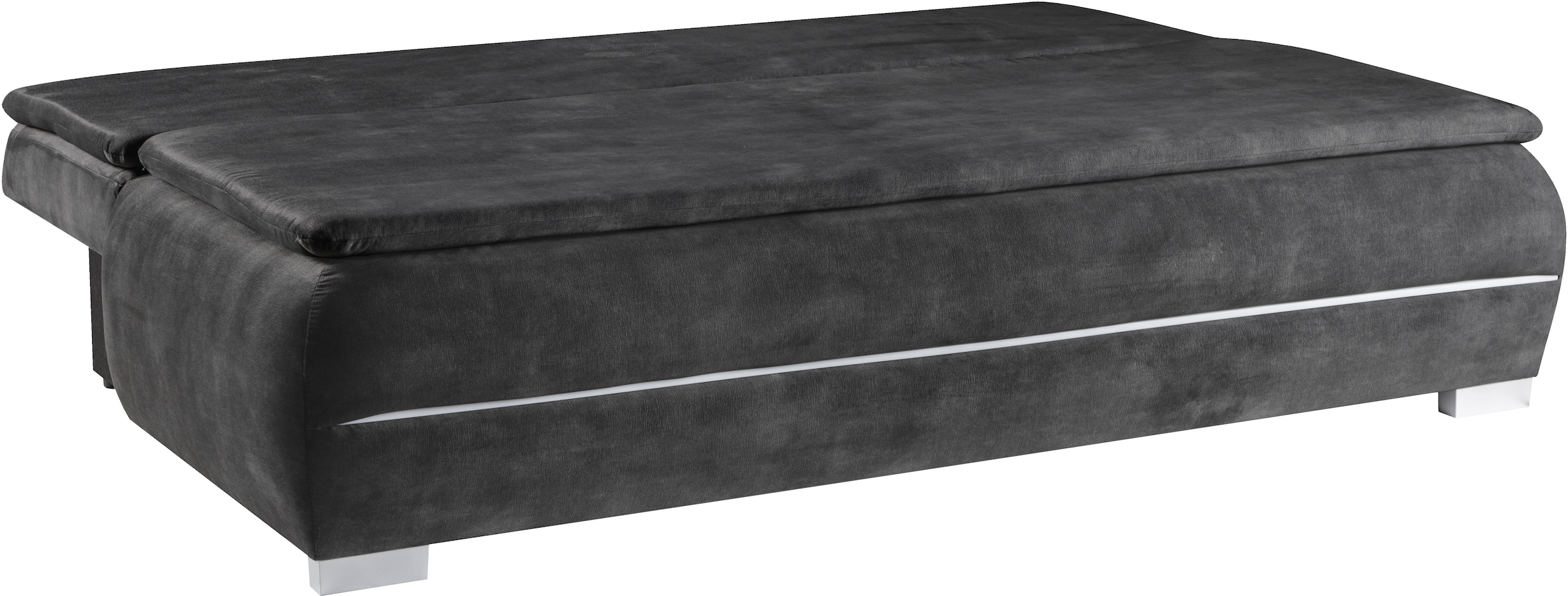 WERK2 Schlafsofa »Tekla LED«, 2-Sitzer Schlafcouch mit Bettkasten & stylischer RGB-LED-Beleuchtung