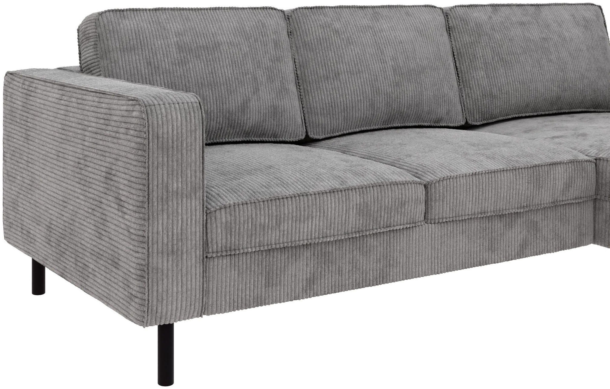 TRENDMANUFAKTUR Ecksofa »Watkins, Couch wahlweise mit Schlaffunktion & Bettkasten, auch in Cord«, Recamiere beidseitig montierbar, OTTOs Choice, Breite 232 cm