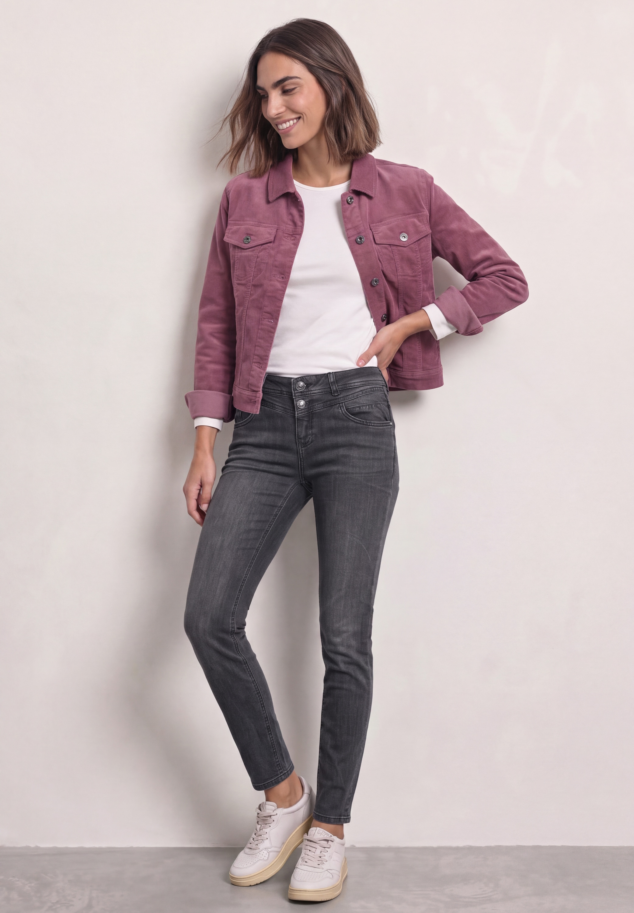 STREET ONE Comfort-fit-Jeans Middle Waist