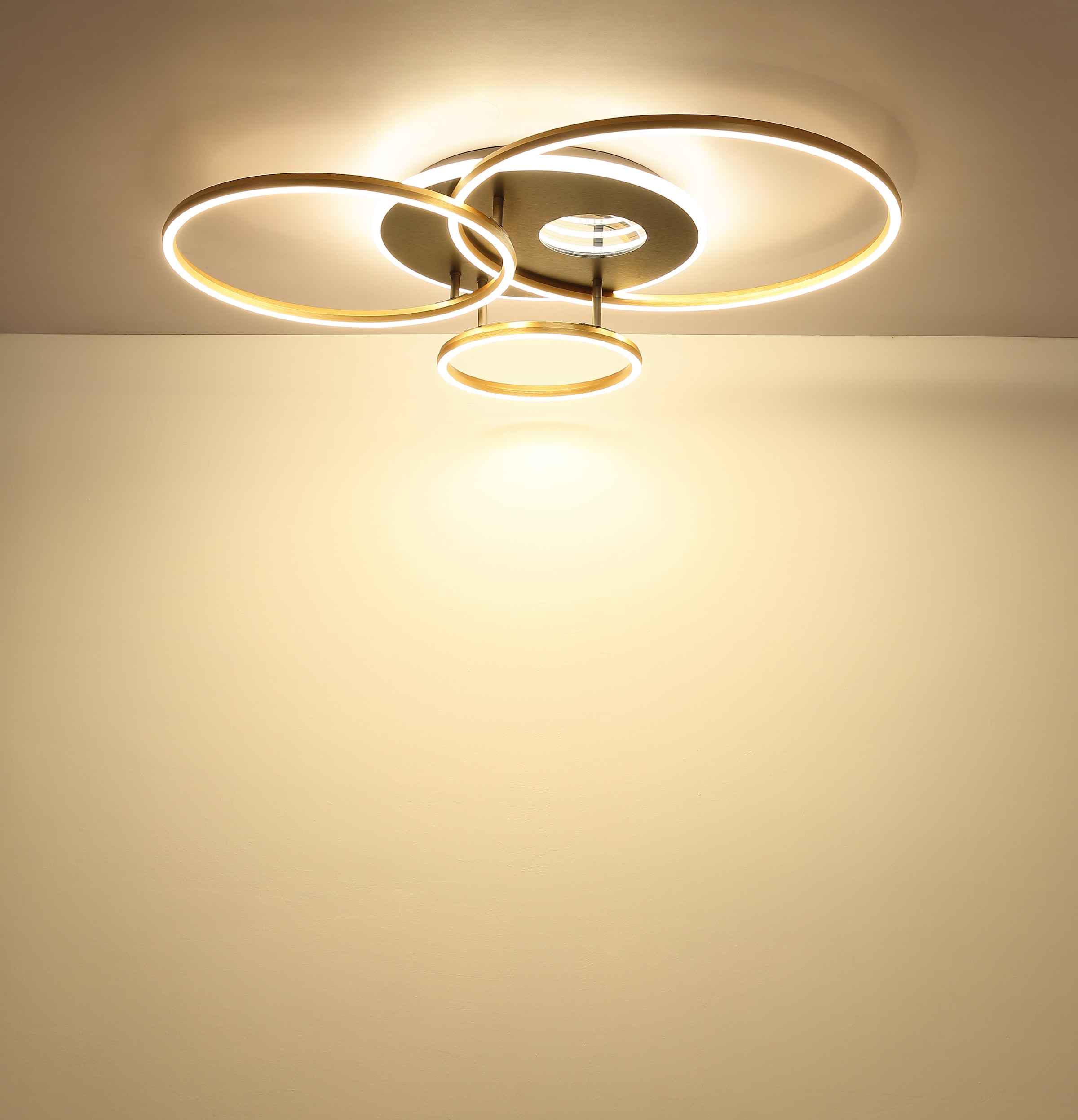 GLOBO LIGHTING Deckenleuchte »INVERTINA« LED-Modul 1 Stk. Deckenleuchte, 3D-Acryl, dimmbar, LED 54W