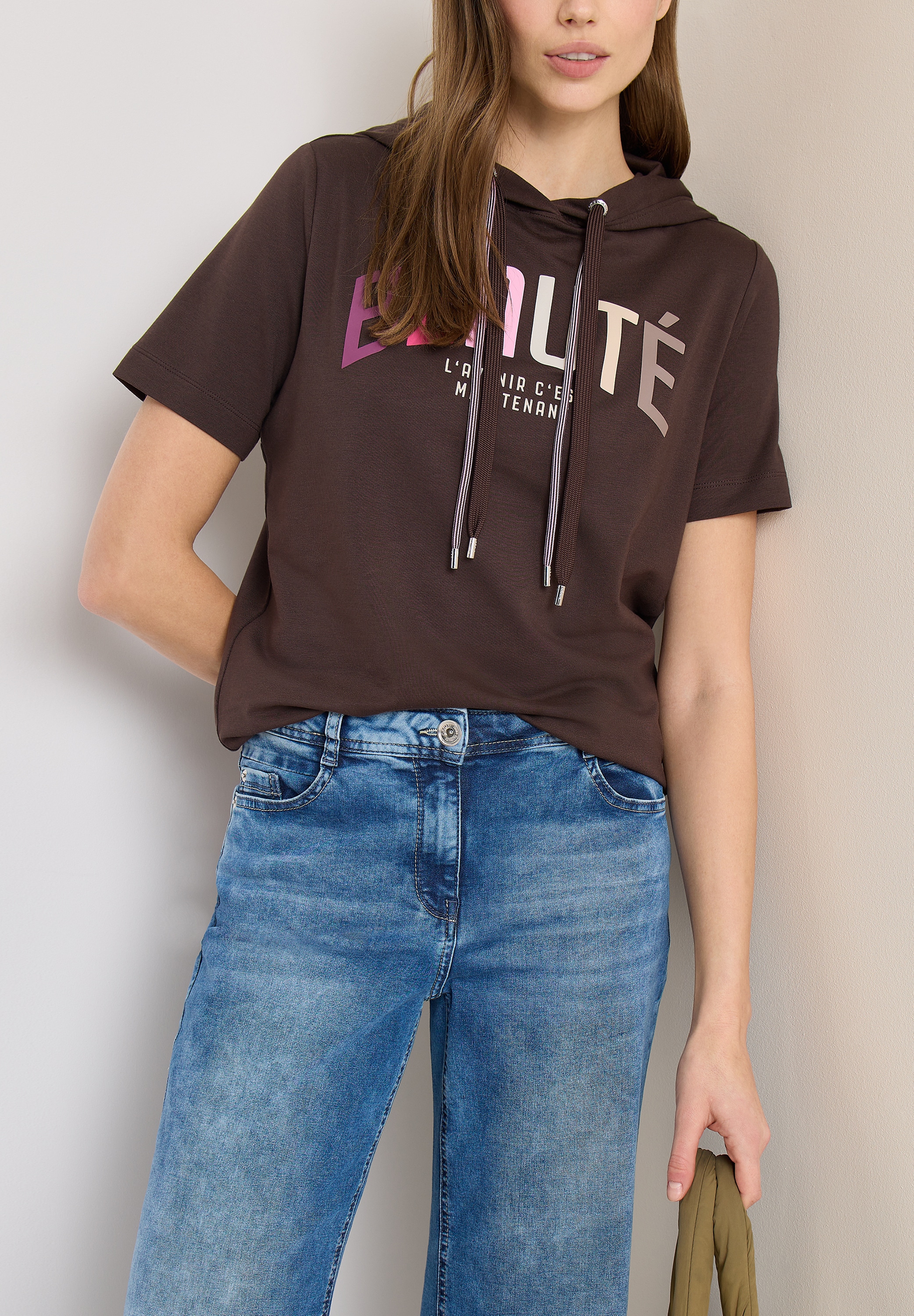 Cecil Kurzarmshirt mit Letter-Print günstig online kaufen