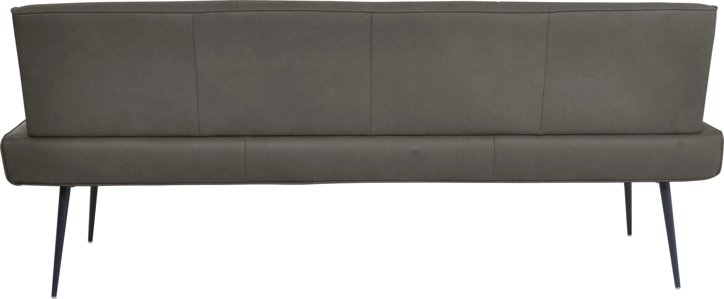 K+W Komfort & Wohnen Polsterbank "Giacomo I" 1 tlg. Metallfüsse in schwarz, günstig online kaufen