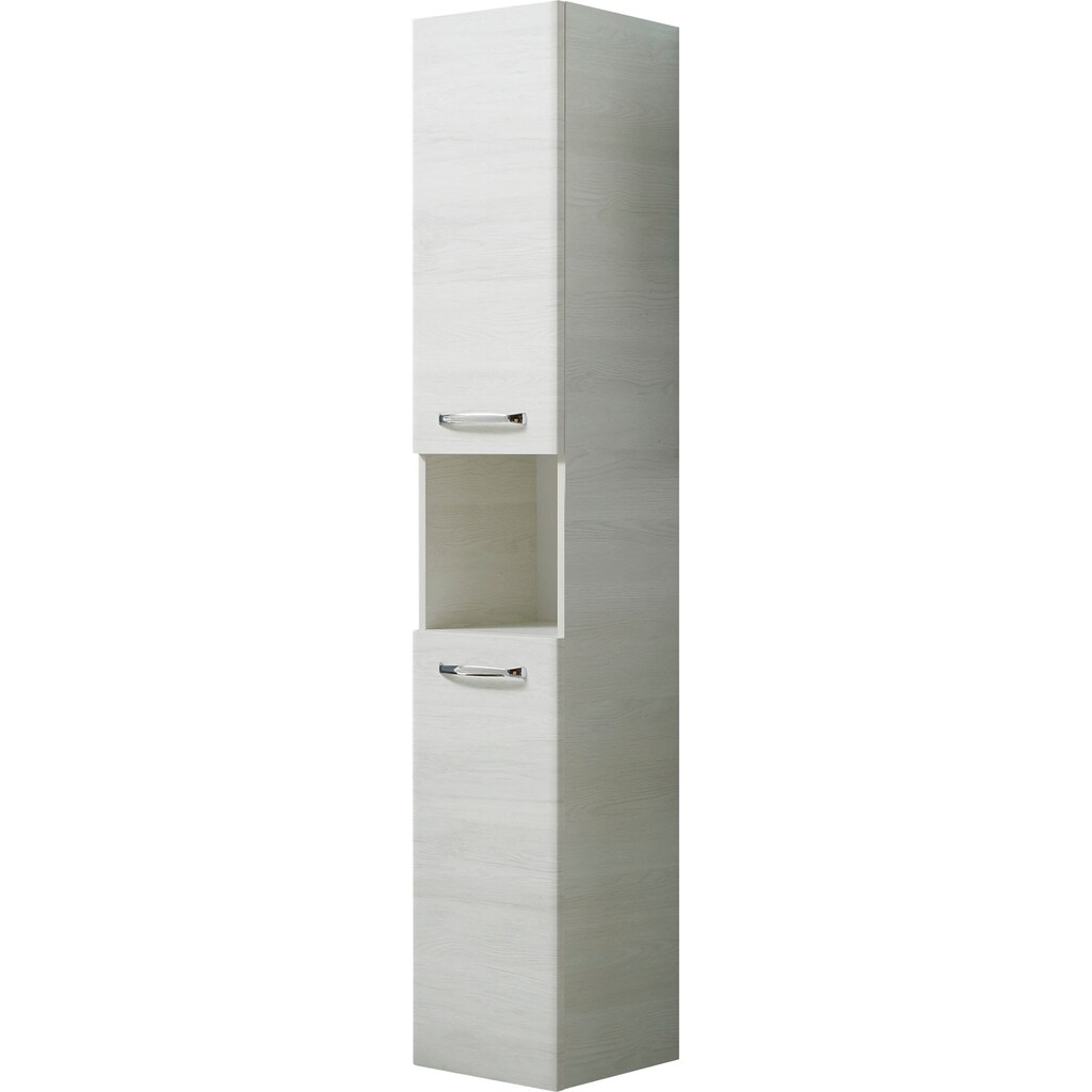 Saphir Hochschrank »Quickset Badschrank 30 cm breit, 2 Türen, 1 Nische, 3 Einlegeböden«