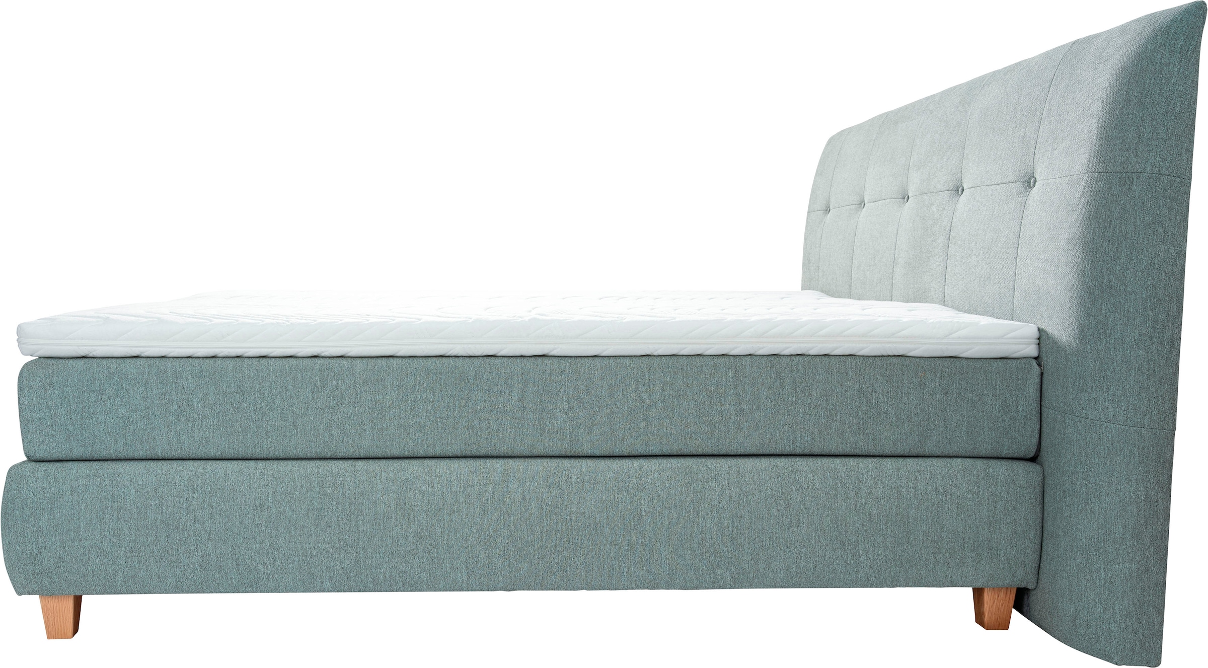 alina Boxspringbett »Luella«, ADA trendline Boxspringbett, inkl. Matratze und Viscoschaum-Topper