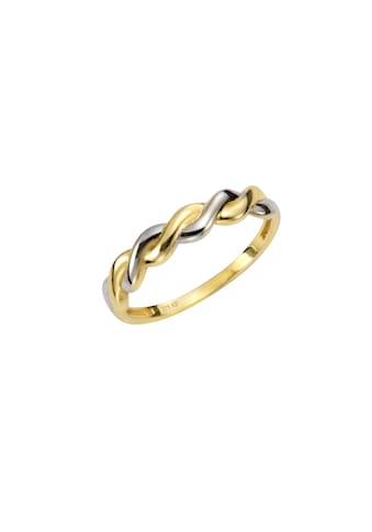 Fingerring »375 Gelbgold bicolor«