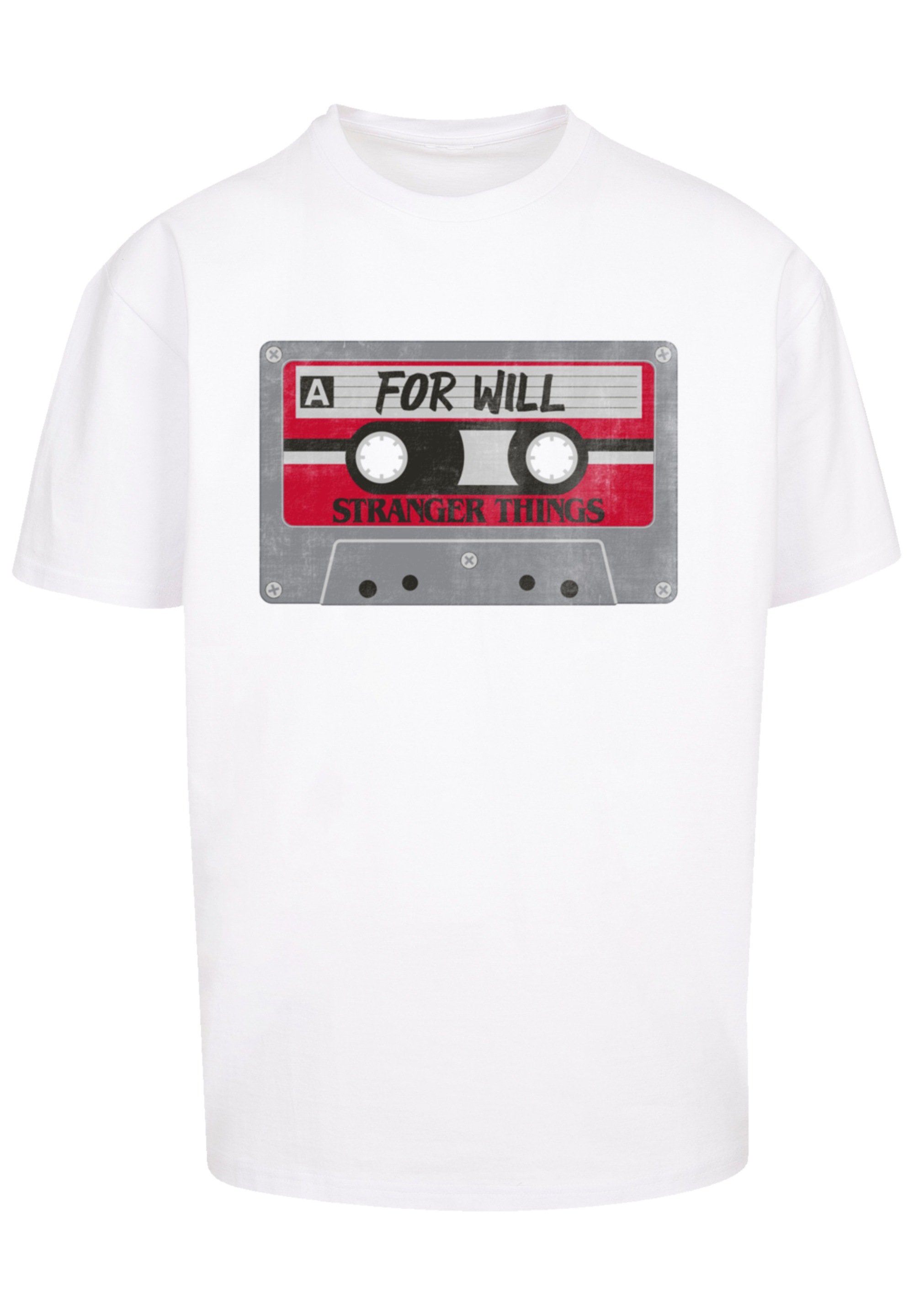 F4NT4STIC T-Shirt »Stranger Things Cassette For Will«, Premium Qualität