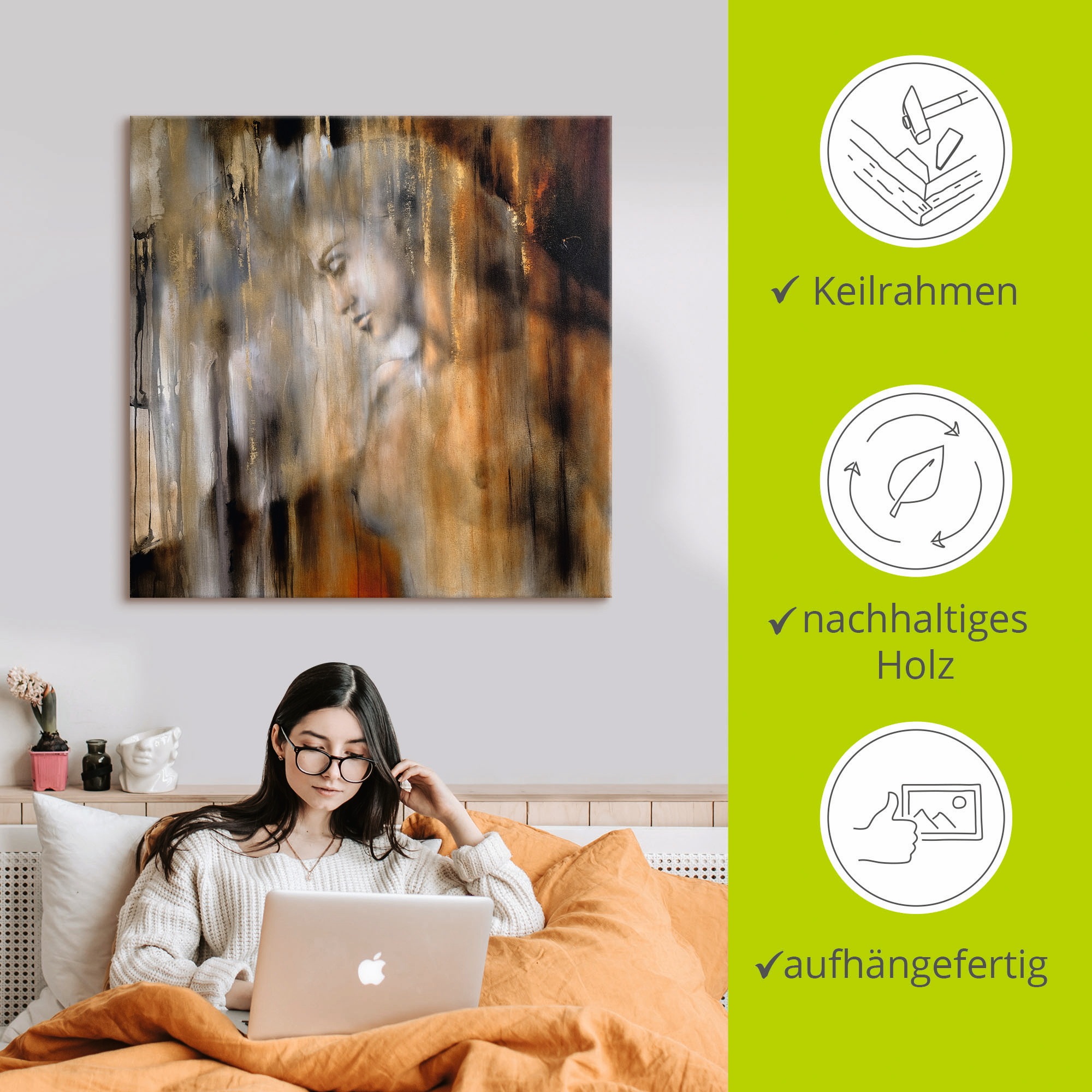 Artland Wandbild »Vera«, Frau, (1 St.), als Alubild, Outdoorbild, Leinwandbild in verschied. Größen