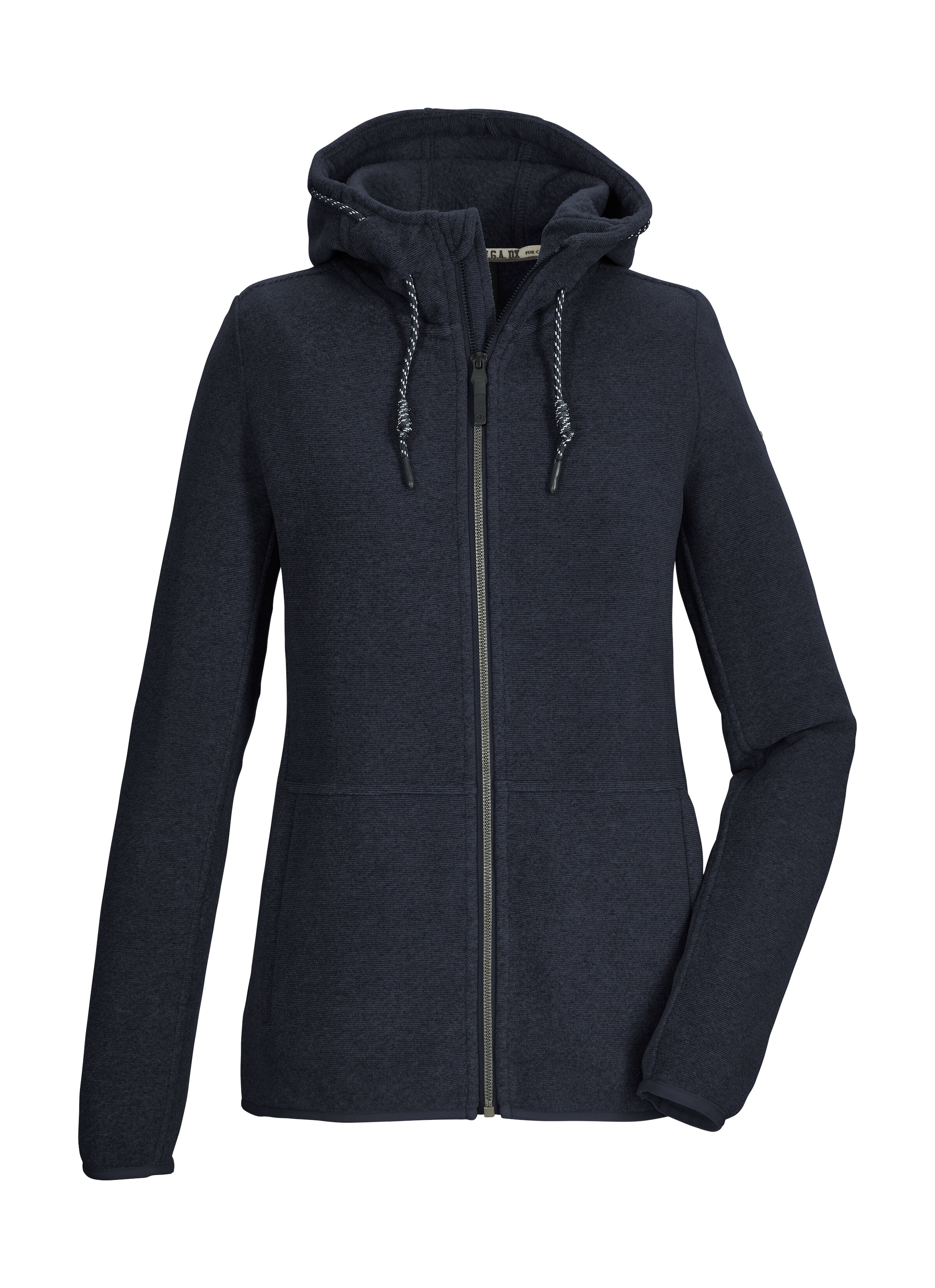 G.I.G.A. DX by killtec Fleecejacke »GW 19 WMN KNTFLC JCKT« Leichte Damen Strickfleecejacke mit Kapuze und Kinnschutz