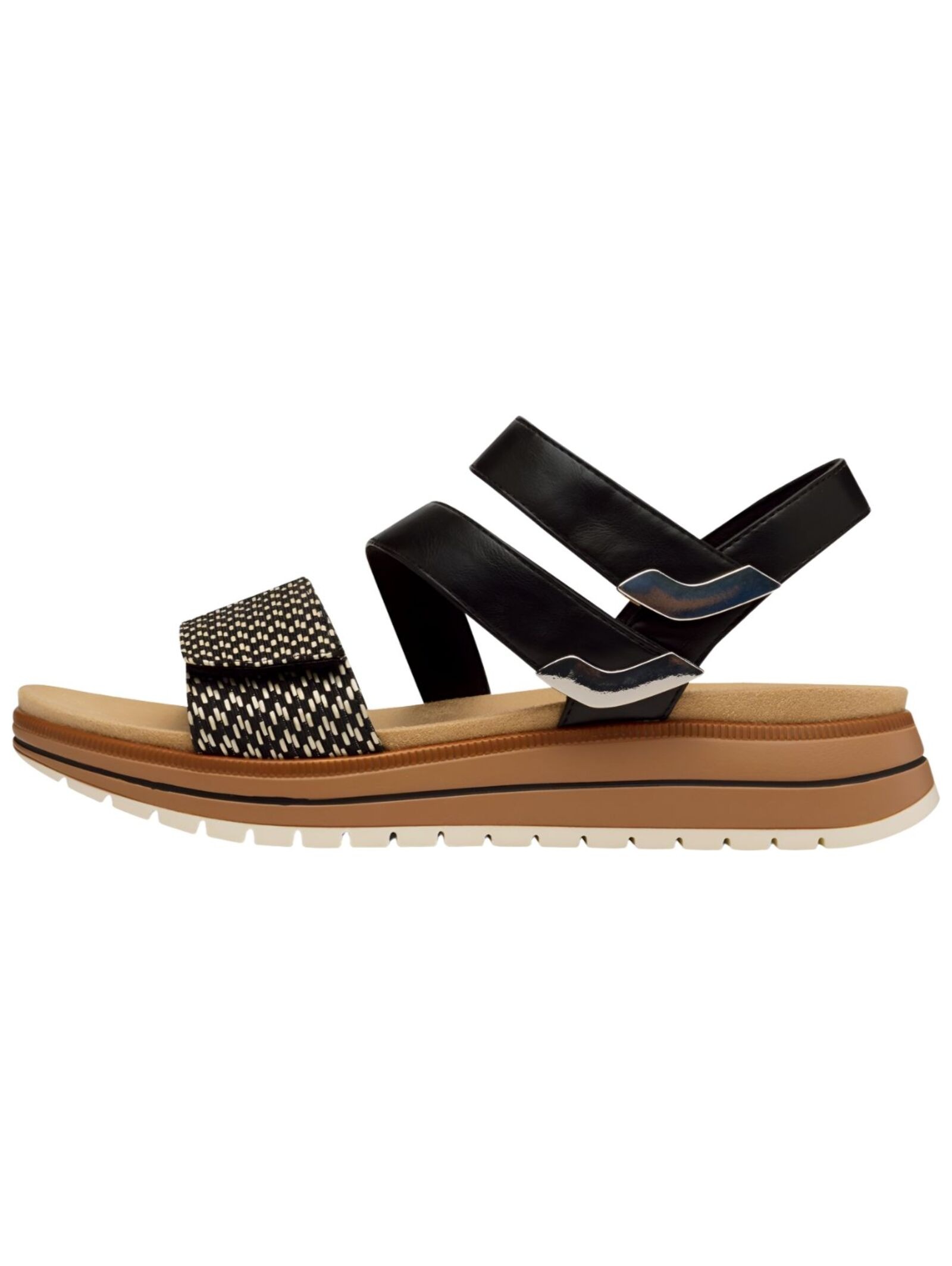 MARCO TOZZI Riemchensandale »Marco Tozzi Sandalen Lederimitat/Textil«