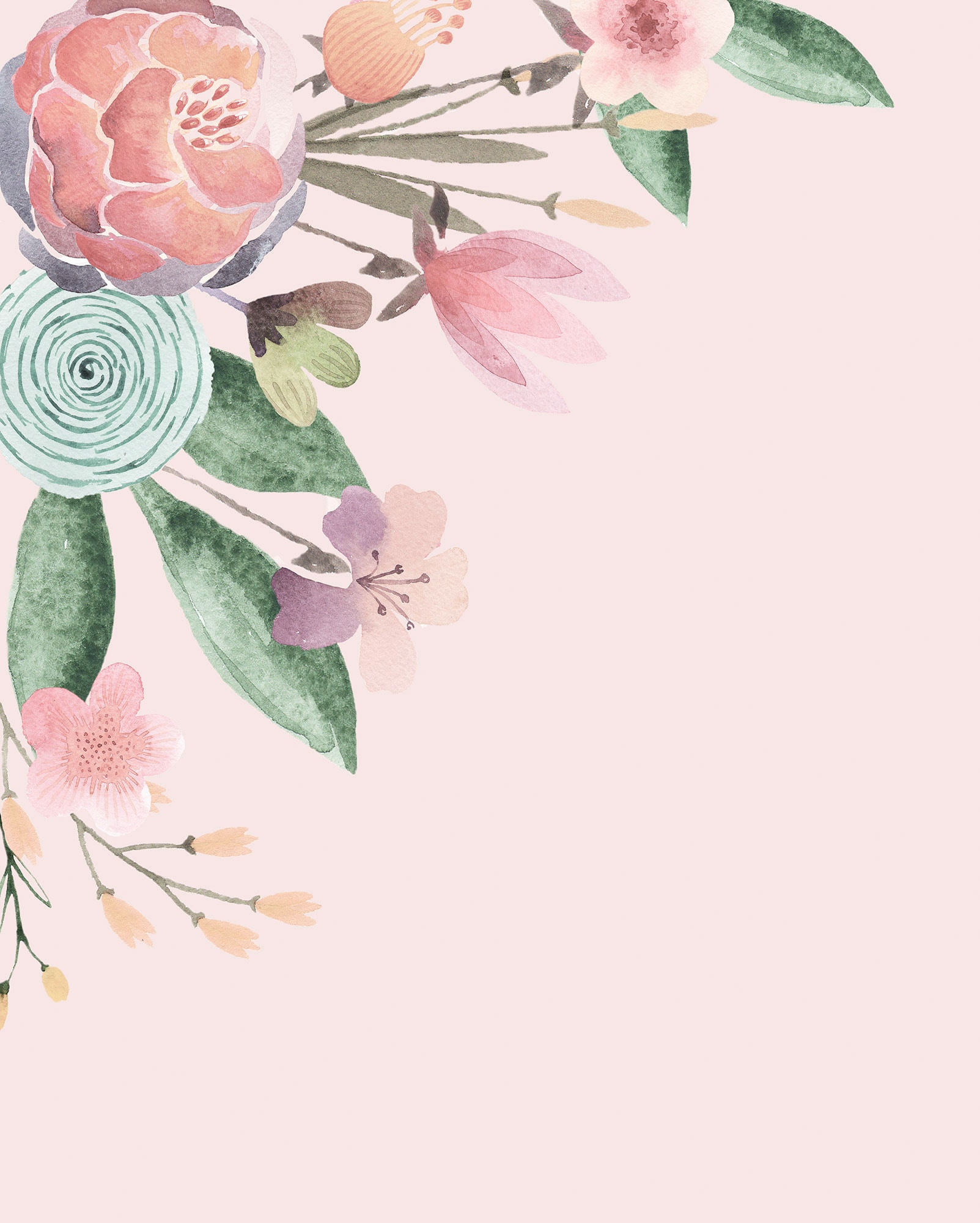 Komar Vliestapete »Fleur Bisou« 200x250 cm (...