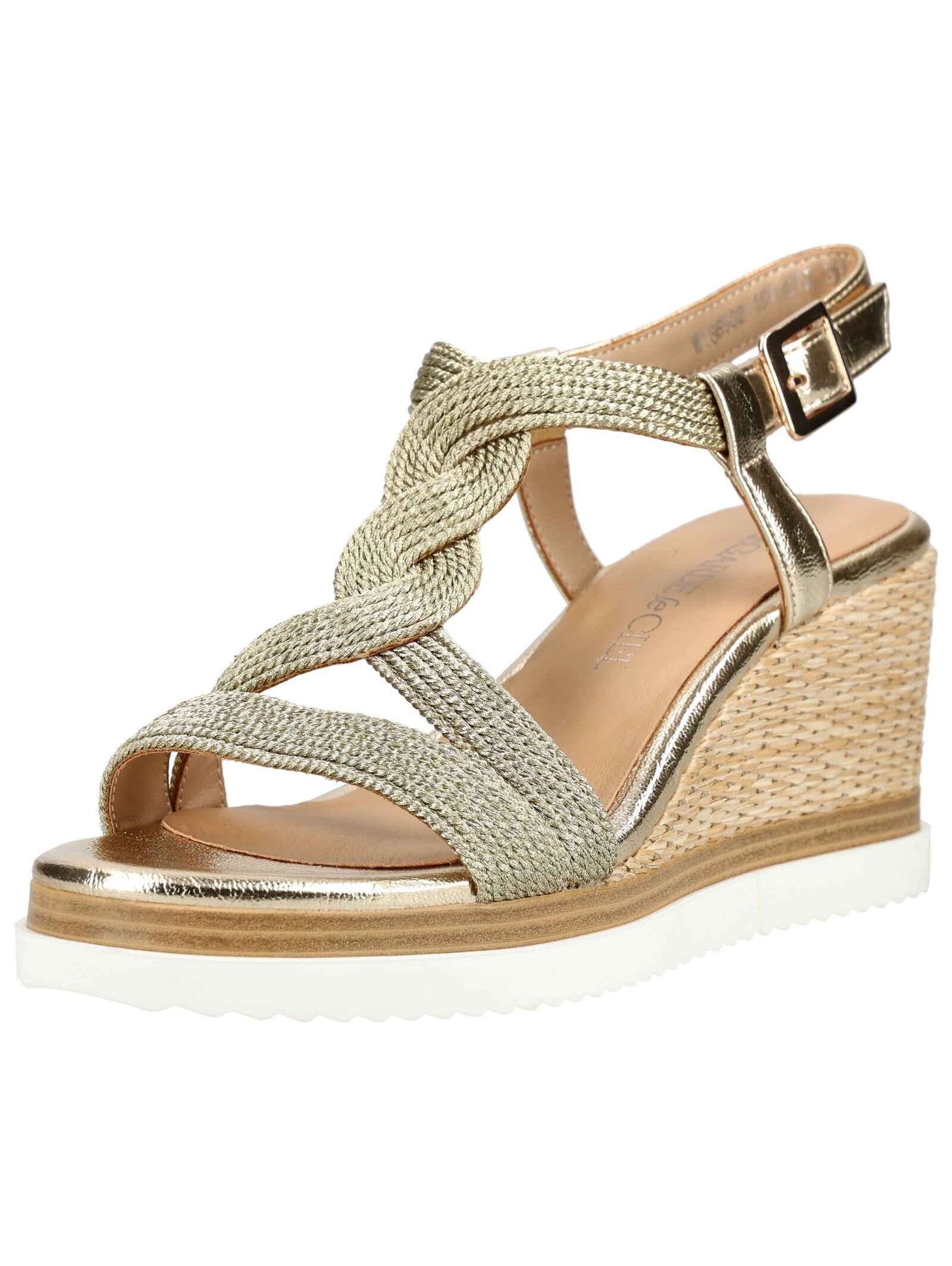 Regarde Le Ciel Keilsandalette "Regarde Le Ciel Sandalen Leder/Textil" günstig online kaufen