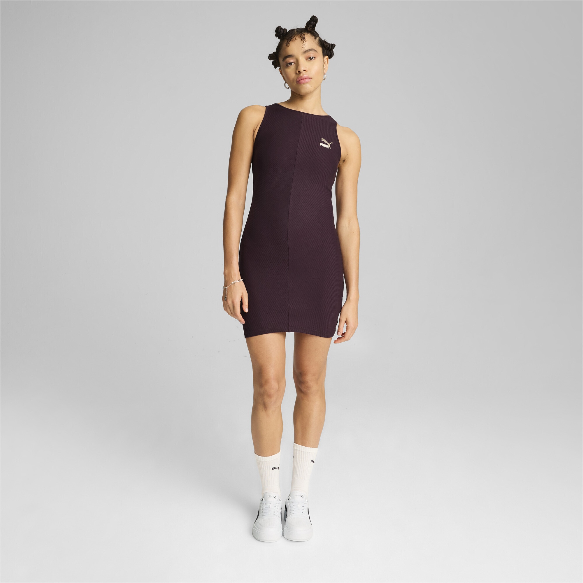 PUMA Sweatkleid »CLASSICS Geripptes Kleid Damen«