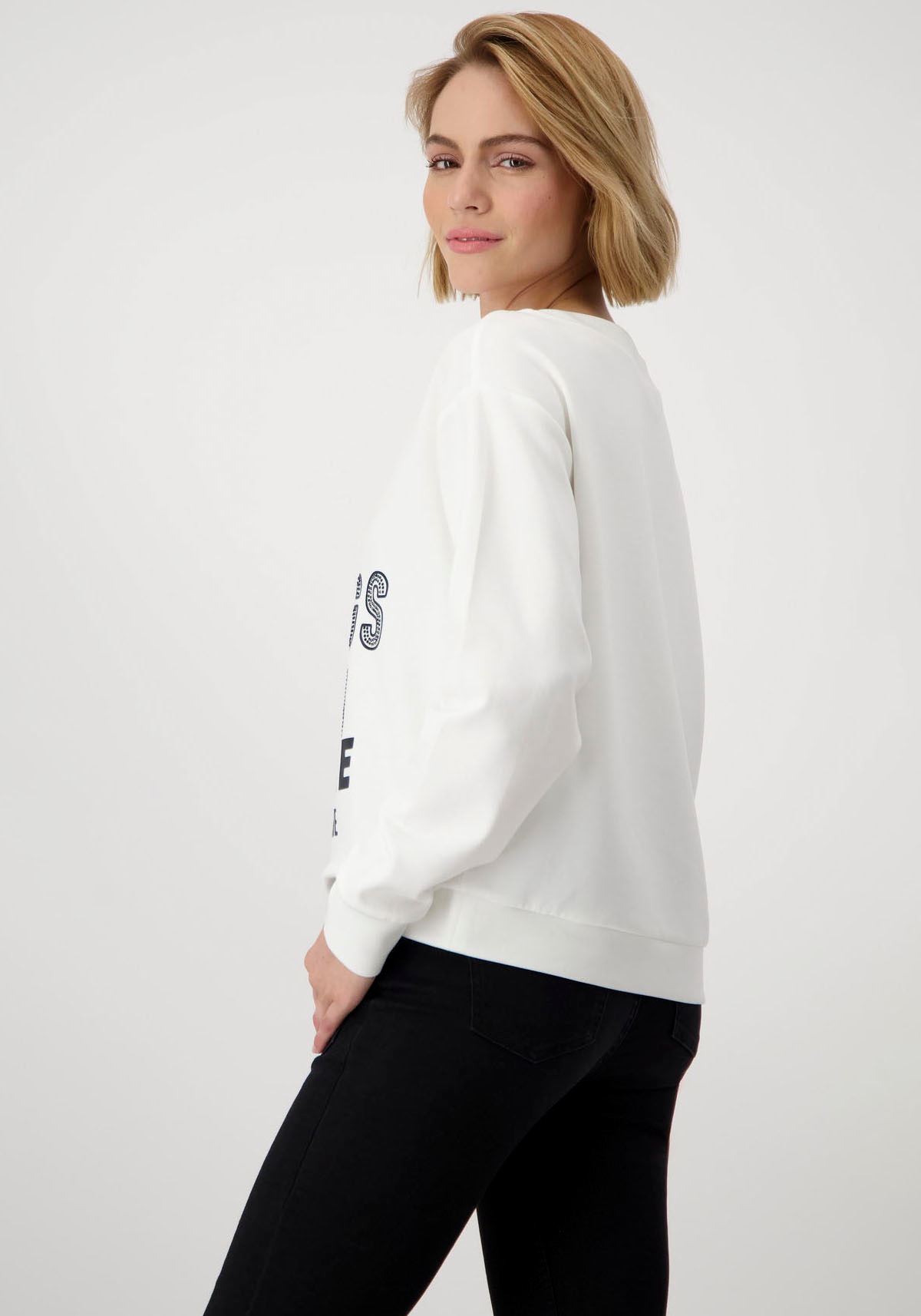 Monari Sweatshirt, mit Buchstabendruck günstig online kaufen