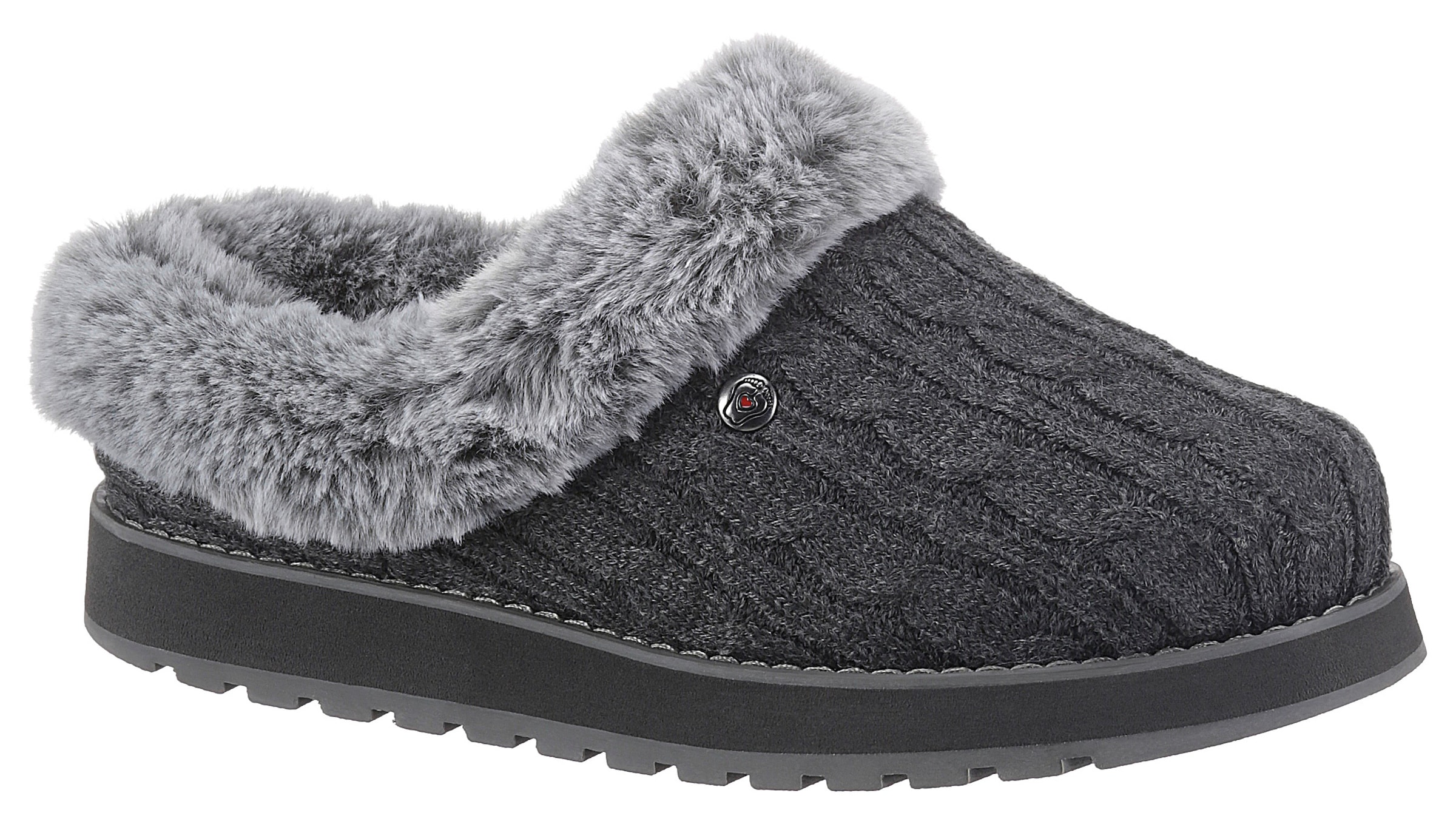 Skechers Pantoffel "KEEPSAKES - ICE ANGEL", Hausschuh in Strick-Optik günstig online kaufen