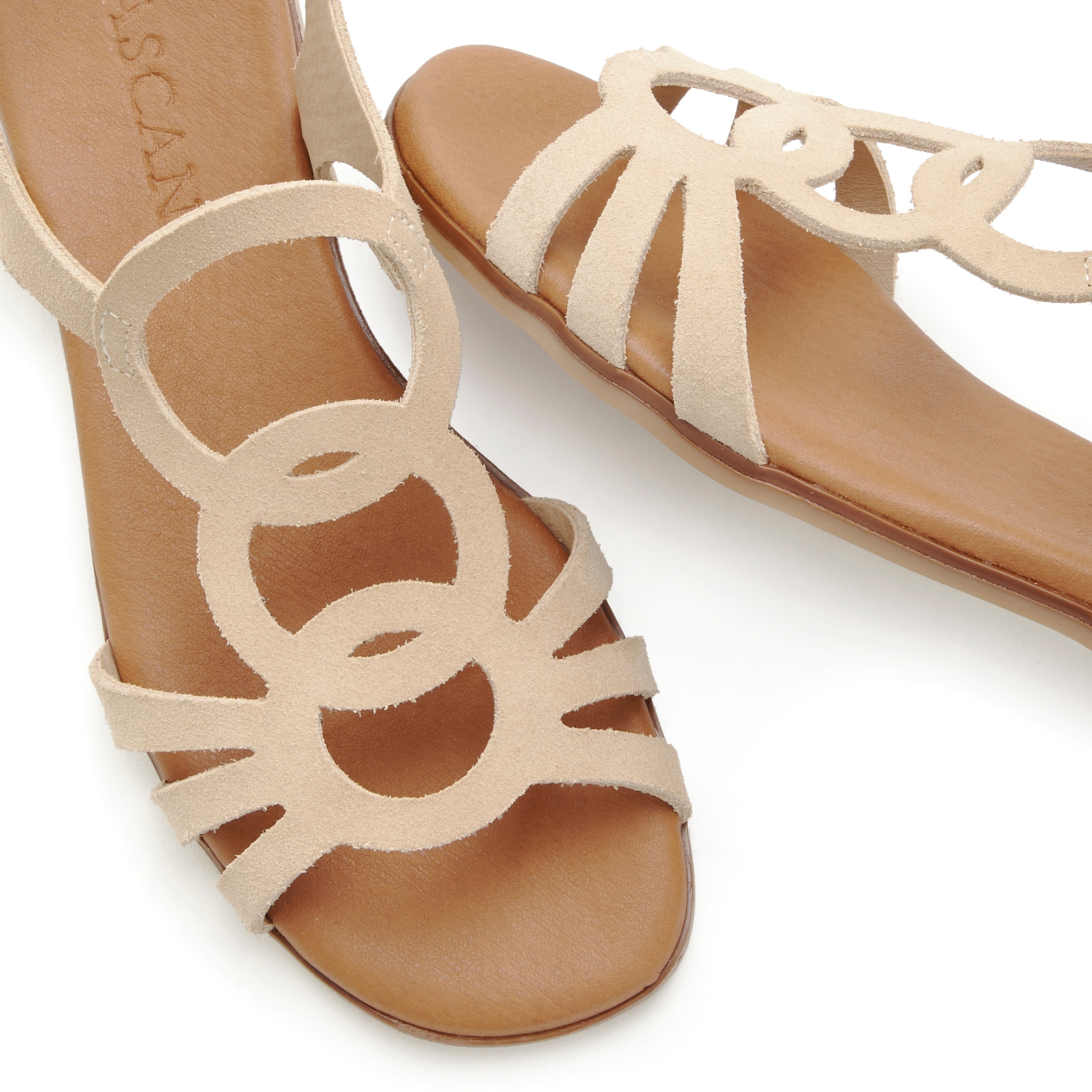 LASCANA Sandale »Sommerschuh«, aus hochwertigem Leder, Sandalette, Sommerschuh
