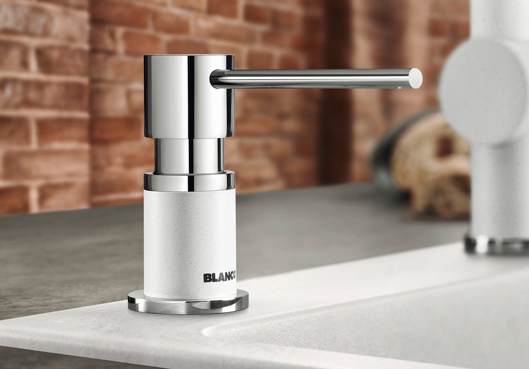 Blanco Spülmittelspender »LATO« felsgrau/chrom