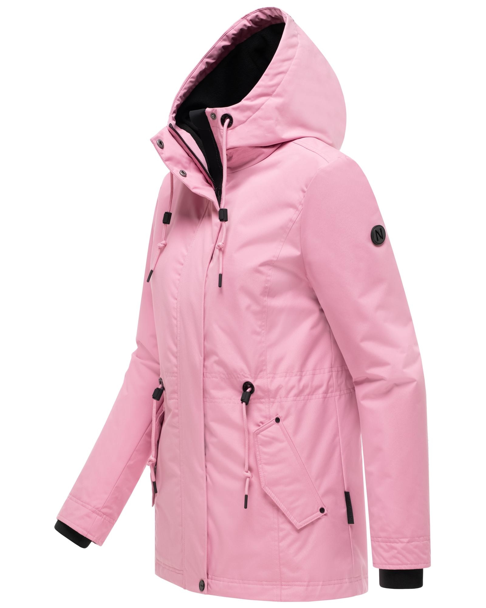 Navahoo Winterjacke »Nibellaa 14« mit Kapuze Warme Damen Jacke mit Taillenzugkordel