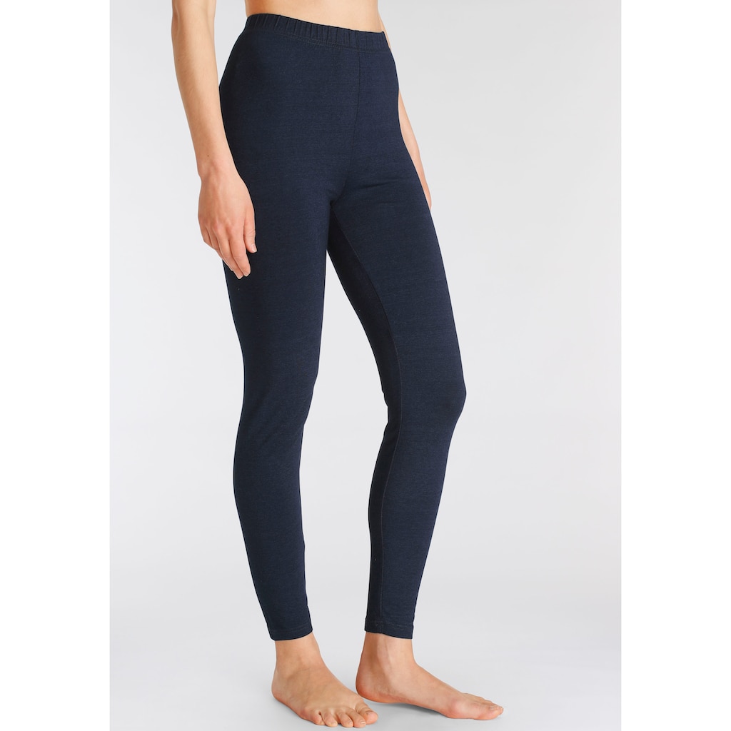 Vivance active Leggings, (2er-Pack), mit Gummibund, Loungewear