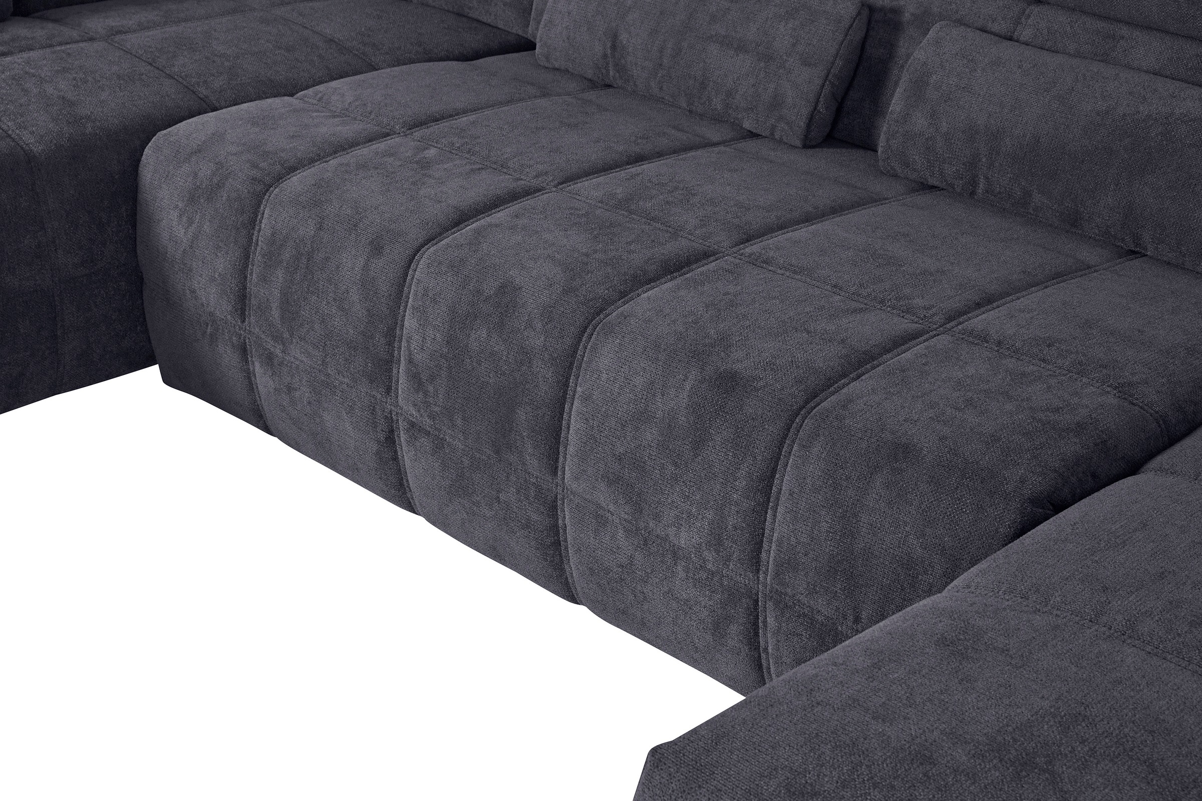 DOMO collection Wohnlandschaft Brandon viele Bezugsarten, incl. Nierenkissen, mit Kopfteilverstellung, wahlweise Sitztiefenverstellung