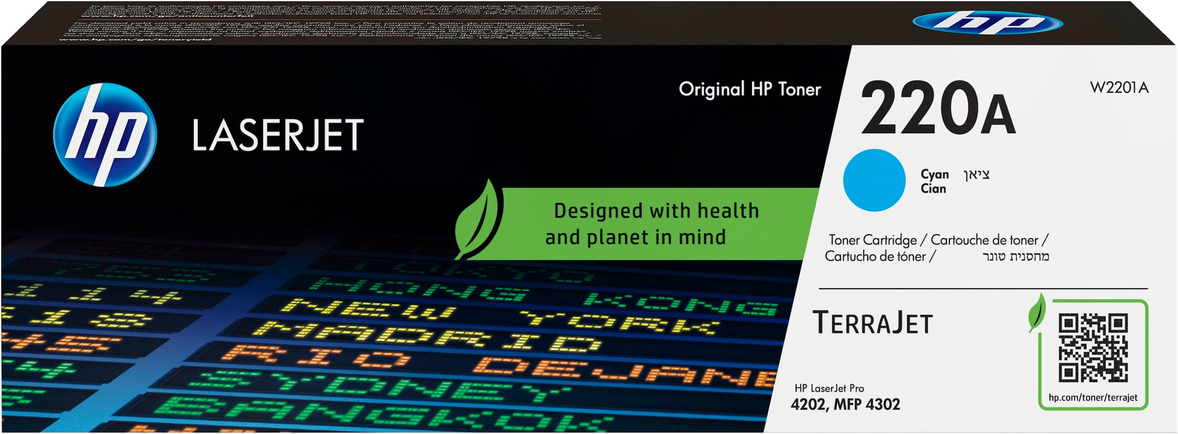 HP Tonerpatrone "HP original Toner 220 Größen A+X, Farben:B/C/M/Y", blau, Tonerpatronen