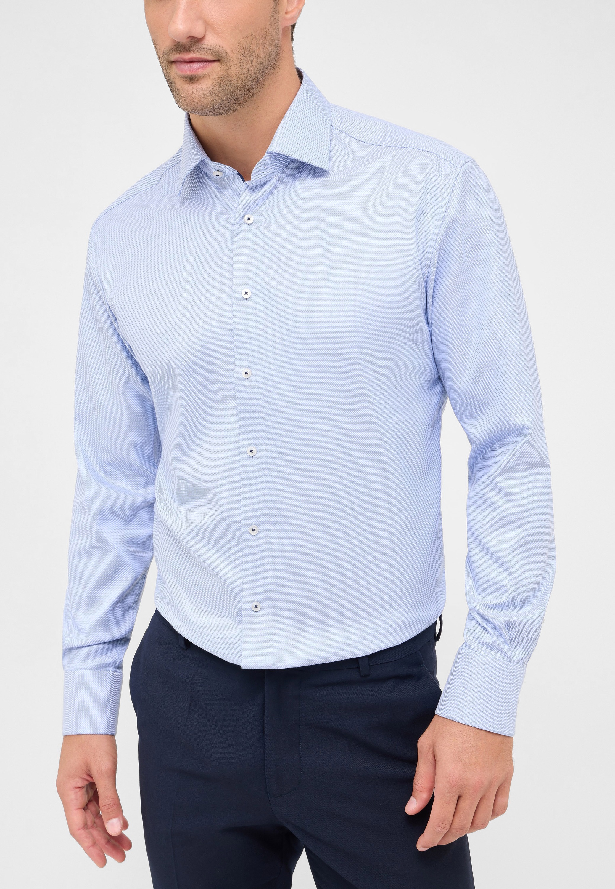 Eterna Langarmhemd »MODERN FIT«, NON IRON (bügelfrei)