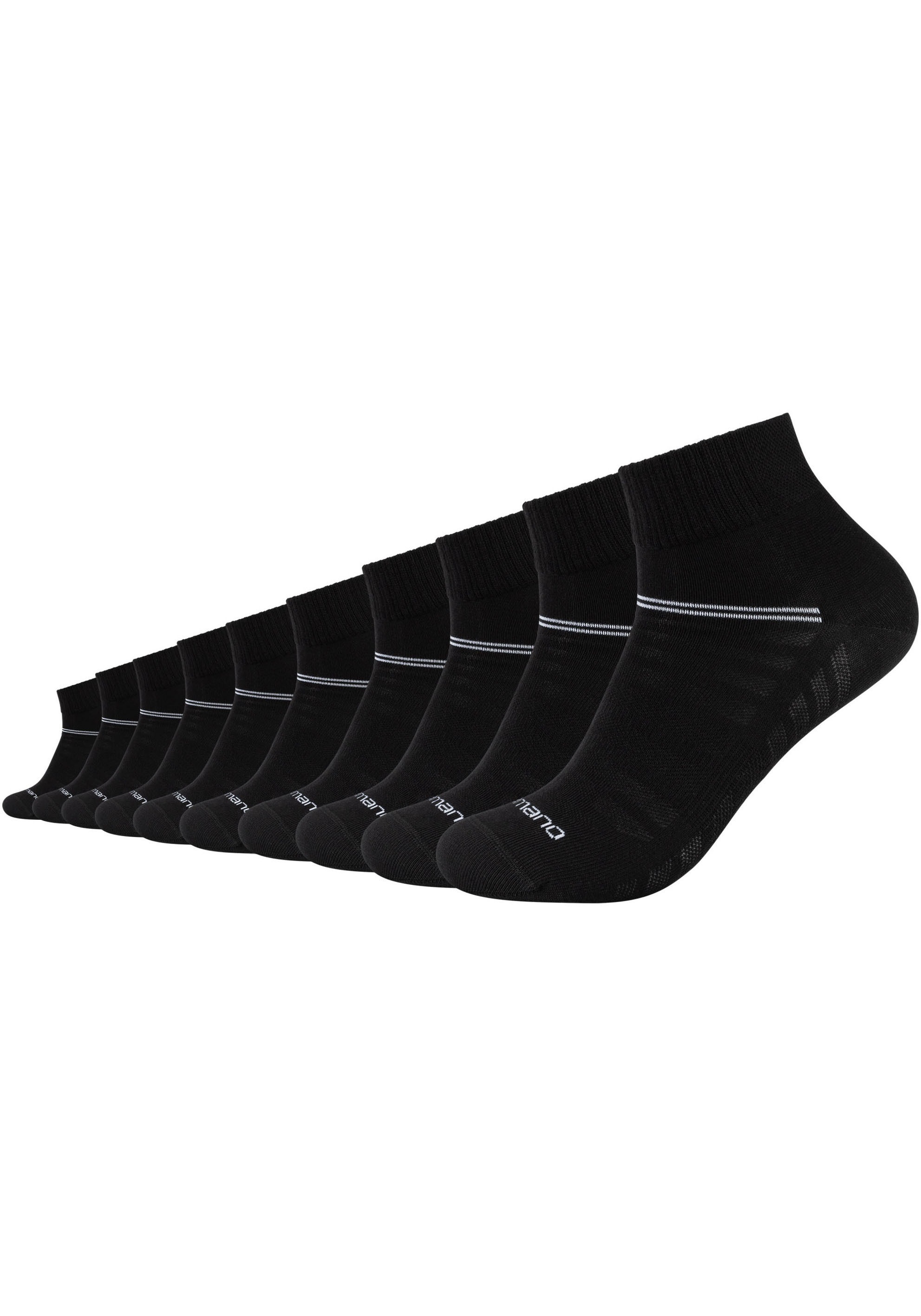 Thumbnail - Camano Sneakersocken "mesh ventilation" 10 Stk. tlg. Mesh-Belüftung: Optimales Fußklima bei jeder Aktivität