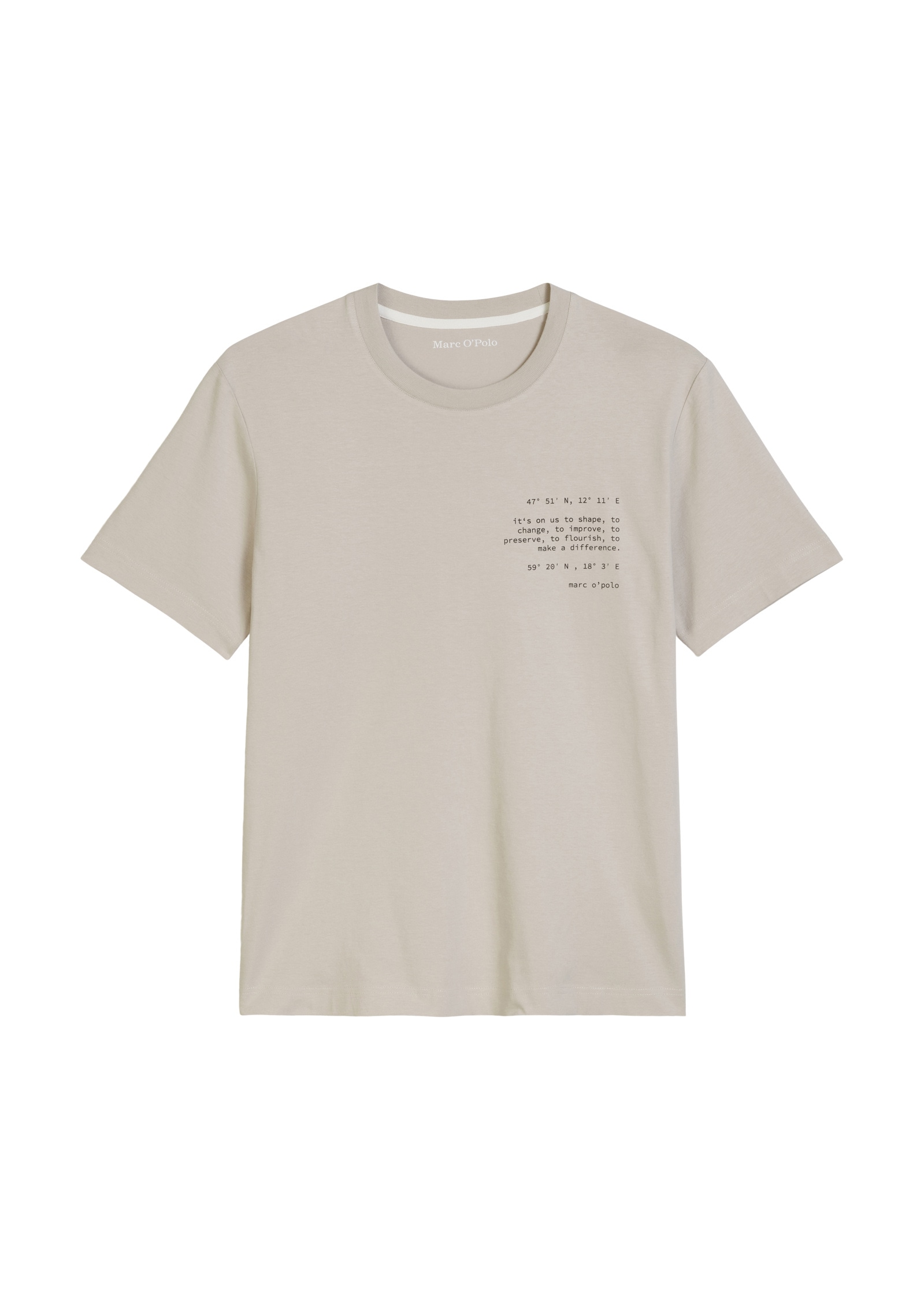 Marc O'Polo T-Shirt »aus reiner Bio-Baumwolle«