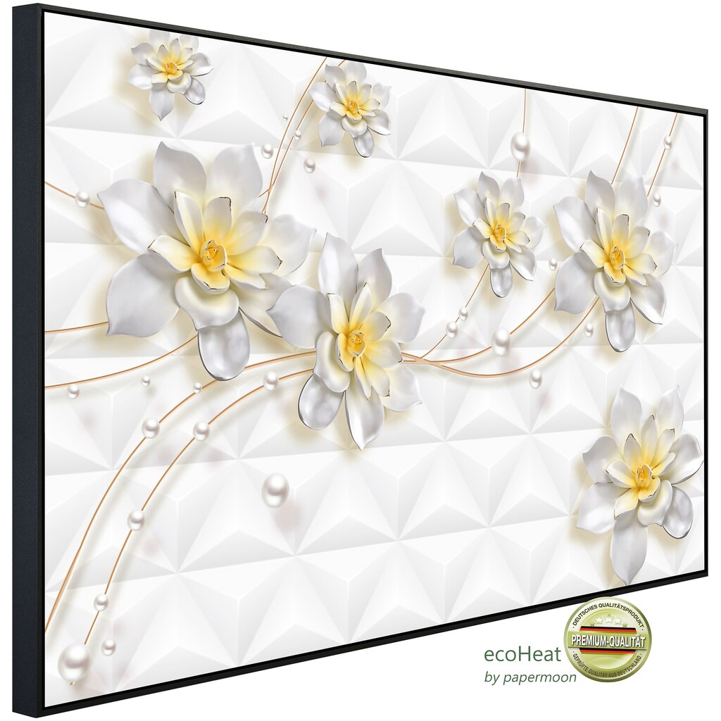 Papermoon Infrarotheizung »Muster mit Blumen«