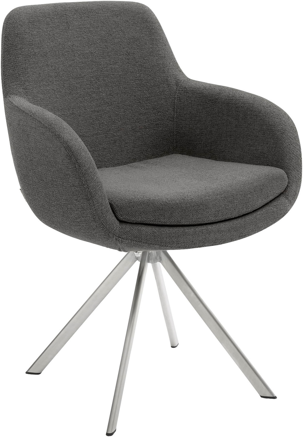 Musterring Esszimmerstuhl "Tavia", (Set), 2 St., Chenille, Stativgestell Ed günstig online kaufen