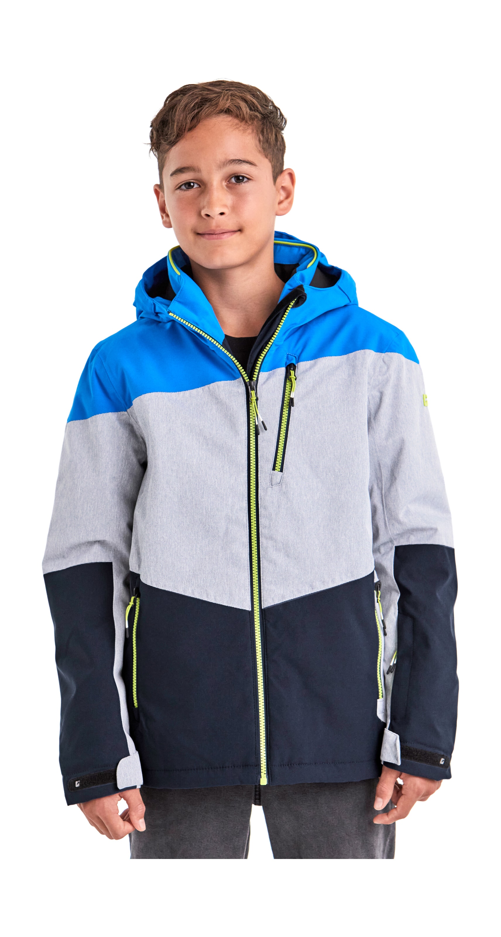 Killtec Skijacke "KSW 161 BYS SKI JCKT" Wasserdichte, atmungsaktive Skijacke mit abnehmbarer Kapuze