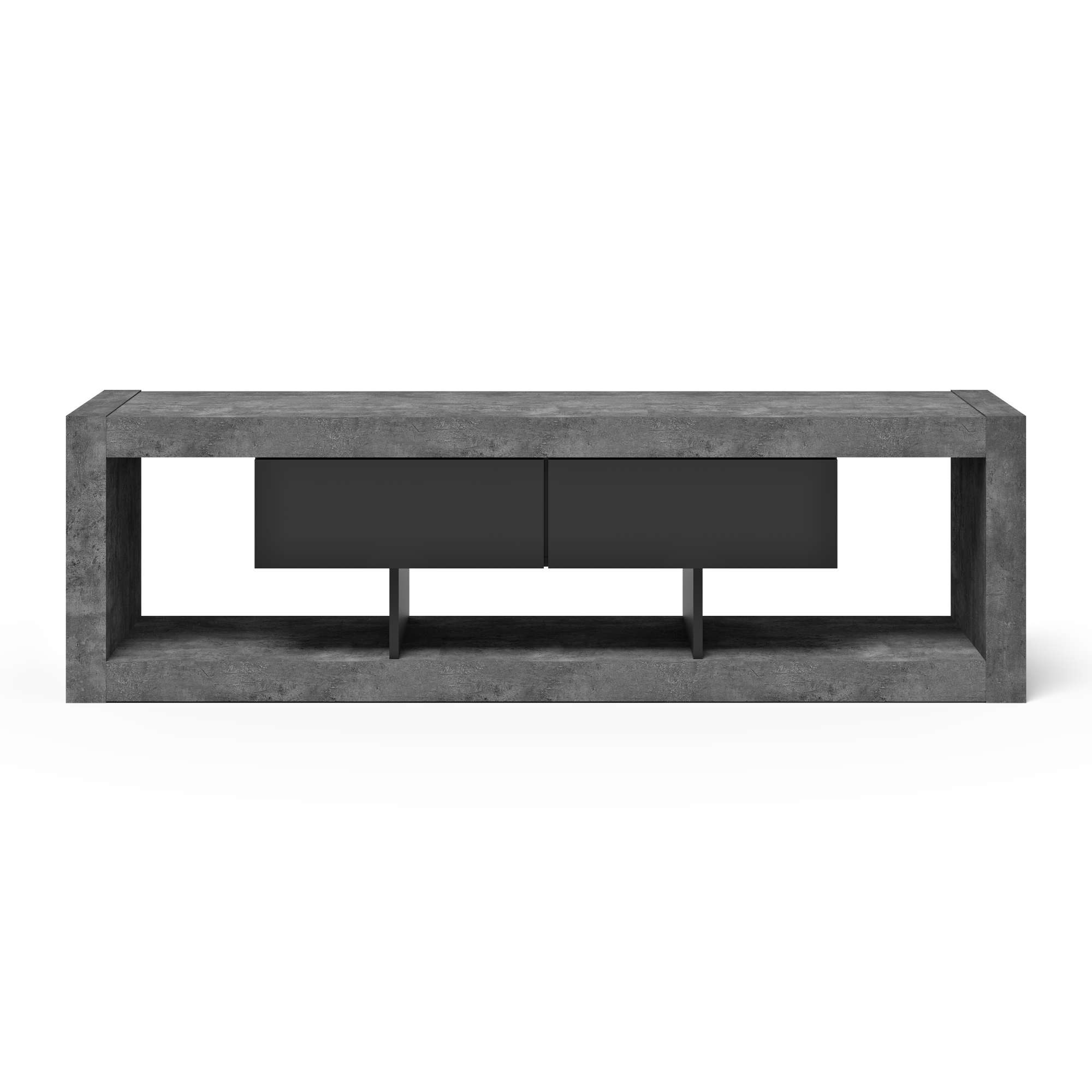 TemaHome TV-Bank »Nara TV-Tisch, TV-Schrank, Lowboard,«, 7 cm starker Rahmen für hohe Stabilität, 2 Schubladen