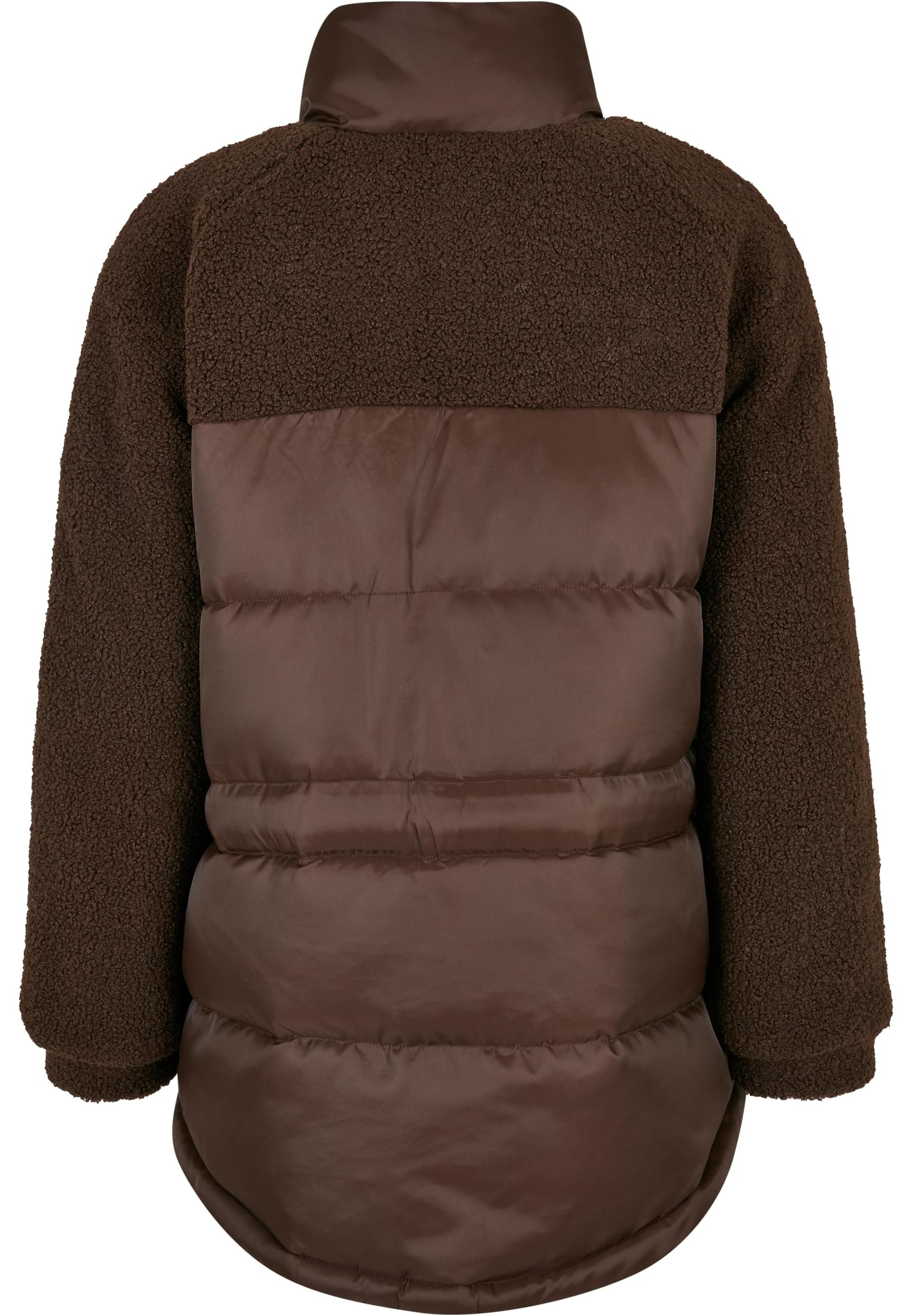 URBAN CLASSICS Winterjacke »Damen (1 | ohne St.), bestellen für Ladies Sherpa Kapuze Puffer Jacket«, BAUR Mix